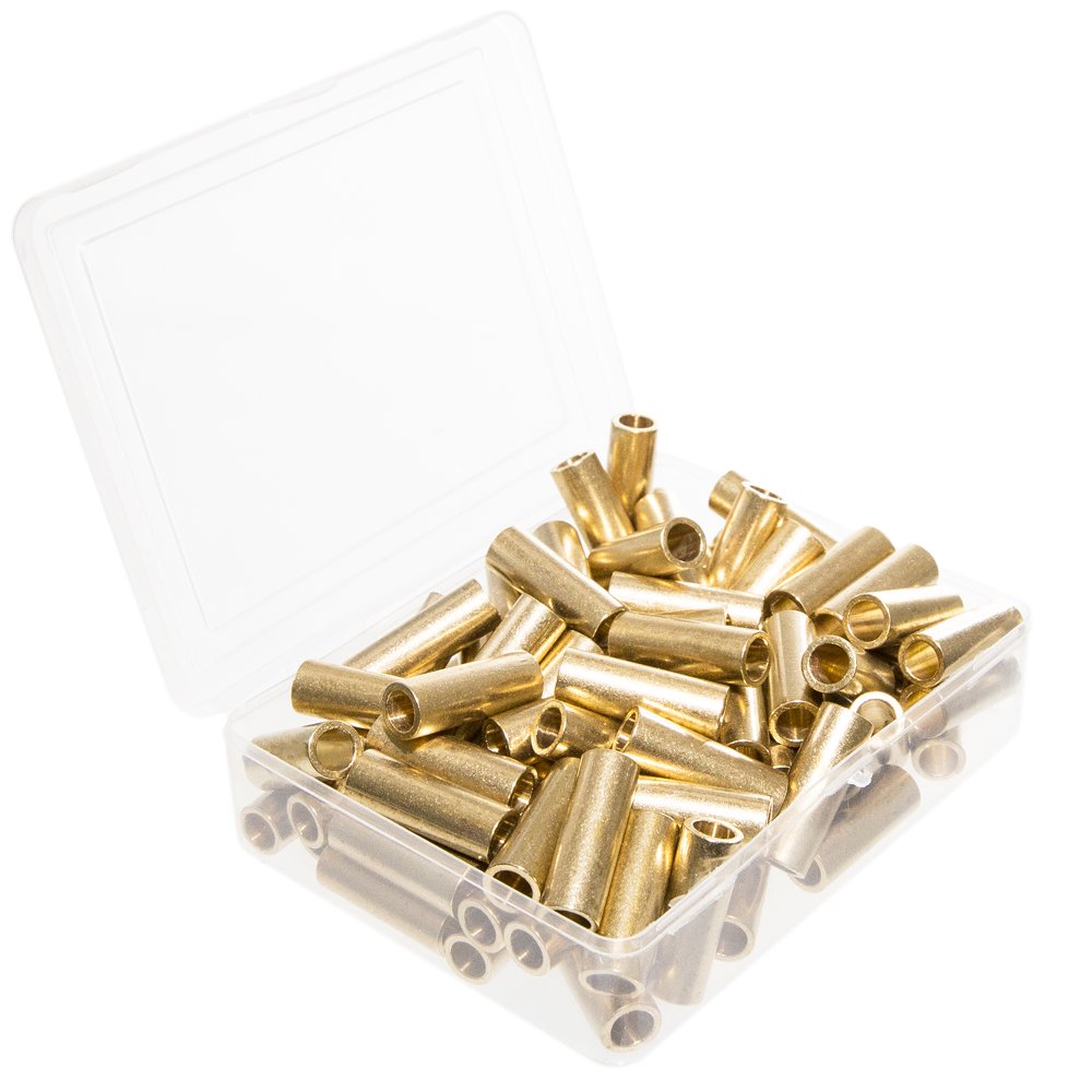 Premium Brass Crafting Tubes - for Macramé and Other DIY Projects (3/4-Inch, 25 Pack)