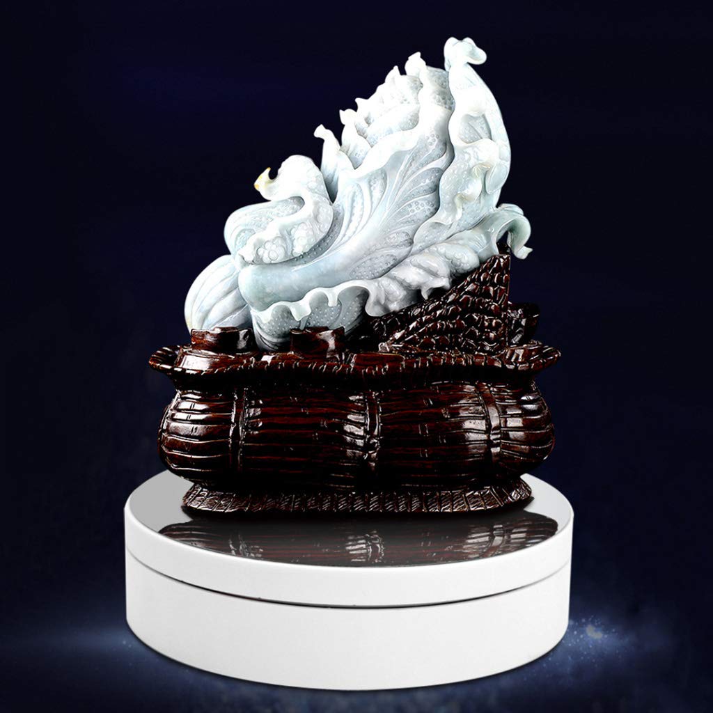 Pjeghbvop 360 Degree Motorized Rotating Display Stand Automatic Platform Adjustable Electric Display Turntable Cake Turntable
