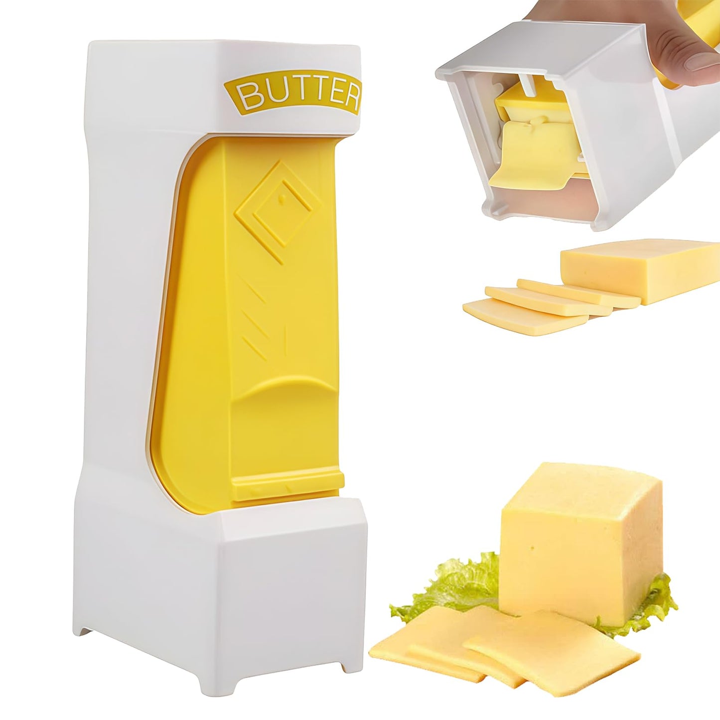 Butter Dispenser, Portable Butter Slicer, Butter Cutter Slicer, can be used to cheese, fruit and bread for baking (1PCS)