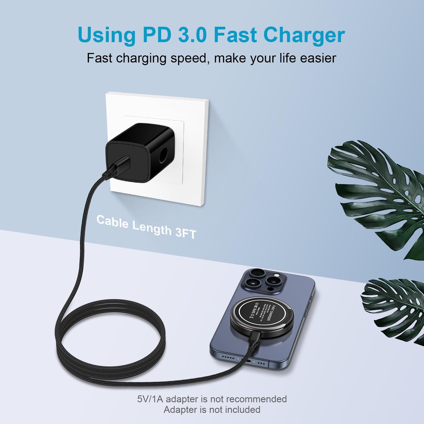 15W Samsung S26 Ultra Fast Wireless Charger MagSafe Charger for Samsung Galaxy S26 S25 Ultra S24 FE S24 S23 Ultra Pixel 10a 10 9a 9 8 Pro, Magnetic Wireless Charging Pad for iPhone 17 16 15 14 Pro Max