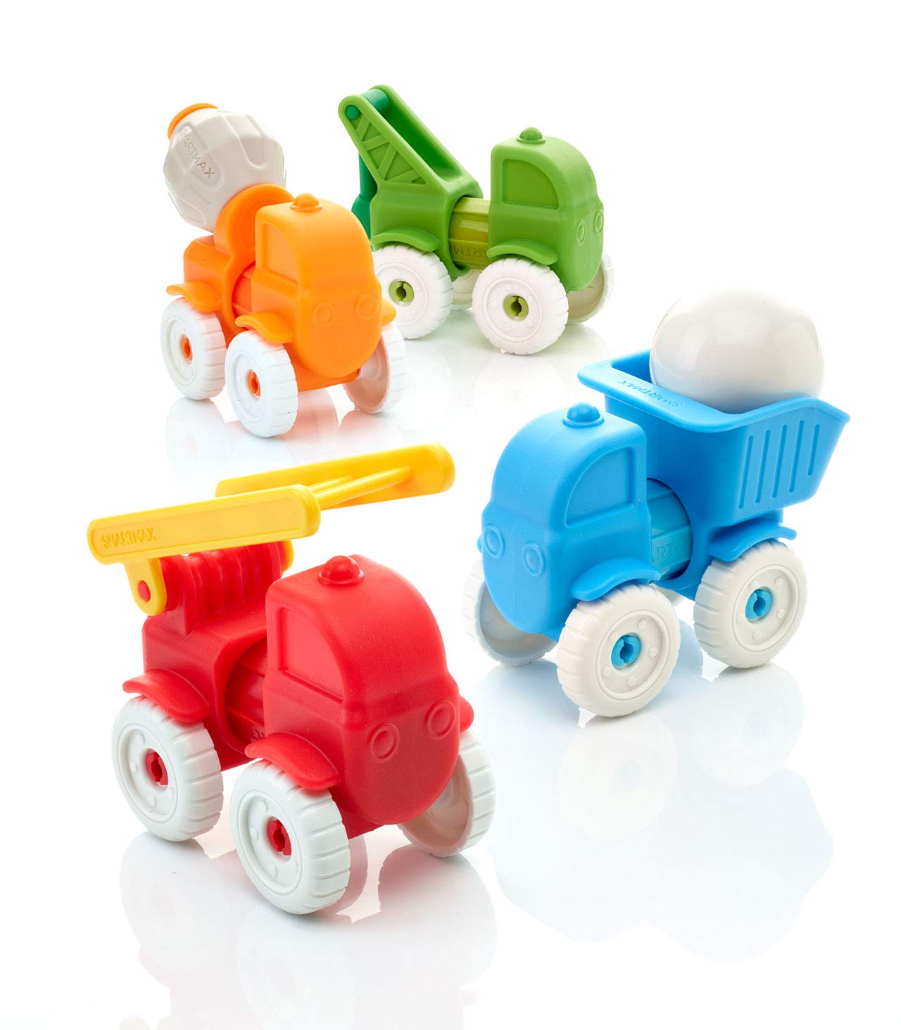 SmartMax My First Vehicles Magnetic Building Set STEM Learning Toy Ages 1-5