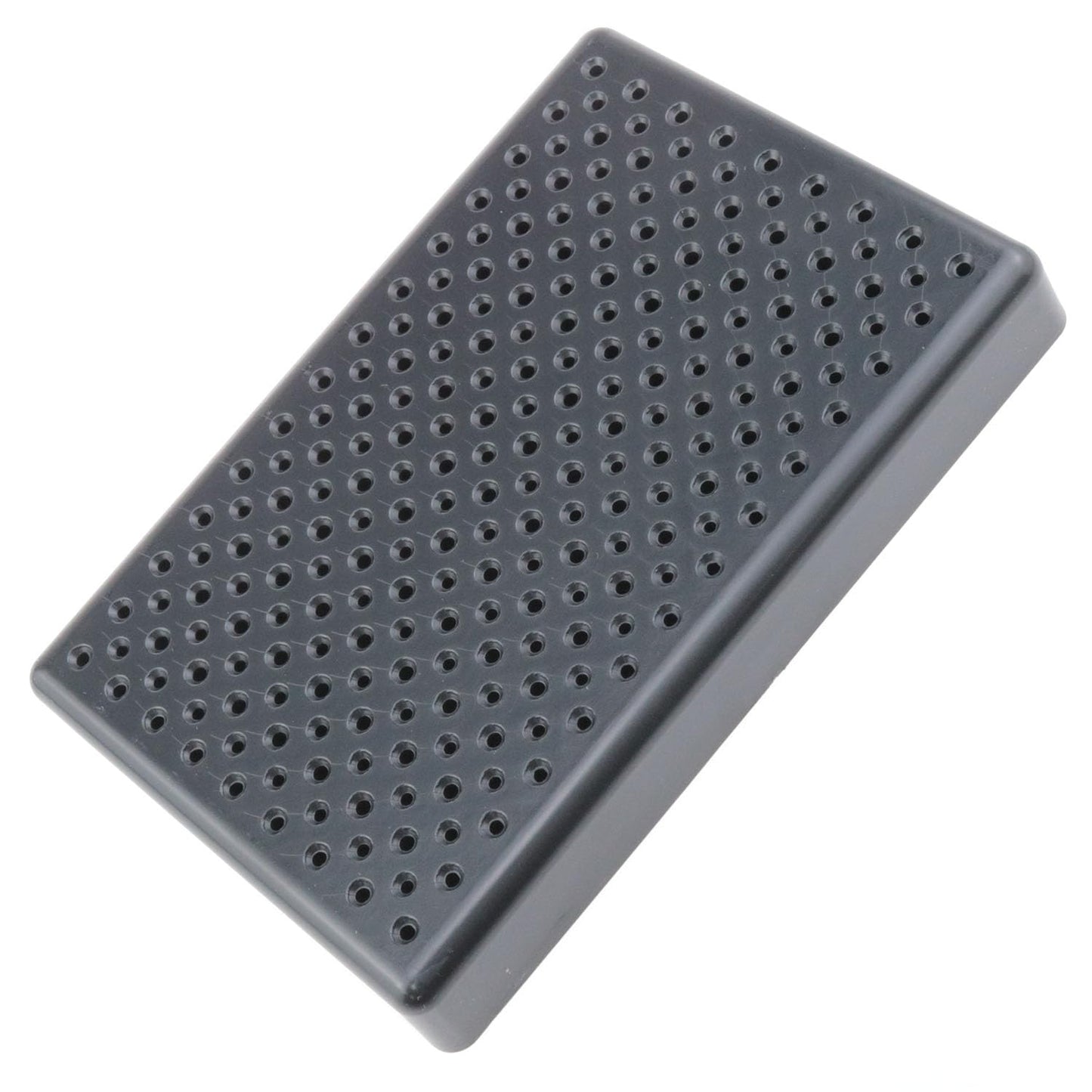 Meuey Lyot Black 7.87×6×0.94 inches Plastic Model Paint Rack Easel Base Construction Tool 14 x 19 Holes for Spray Pen Model Parts DIY Card Photo memo 1 PCS
