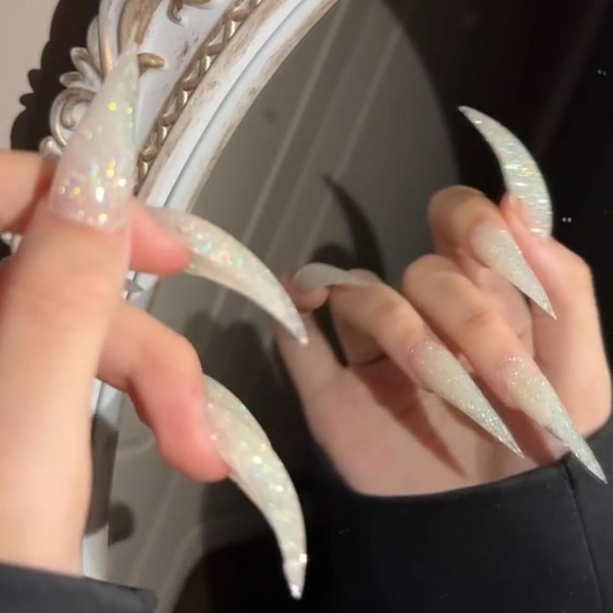 Handmade Polished Press On Nails Short Long Detachable Reusable Fake Nail Eagle Cat Dragon Claw Artistic Design Nail