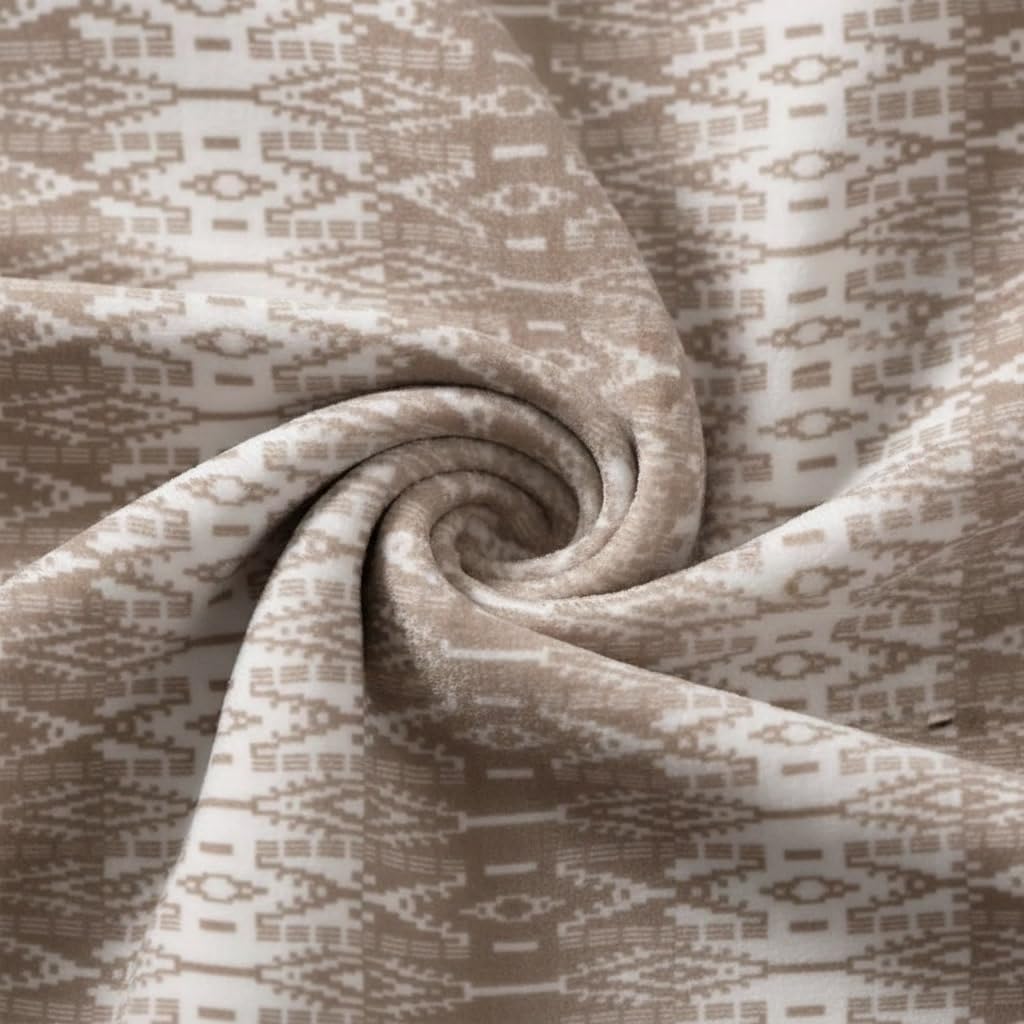 Eddie Bauer - Sherpa Throw Blanket for Couch 50x60 – Ultra Soft Reversible Fleece & Plush Sherpa Blanket, Warm Cozy Geometric Throw for Sofa, Bed, Living Room Decor