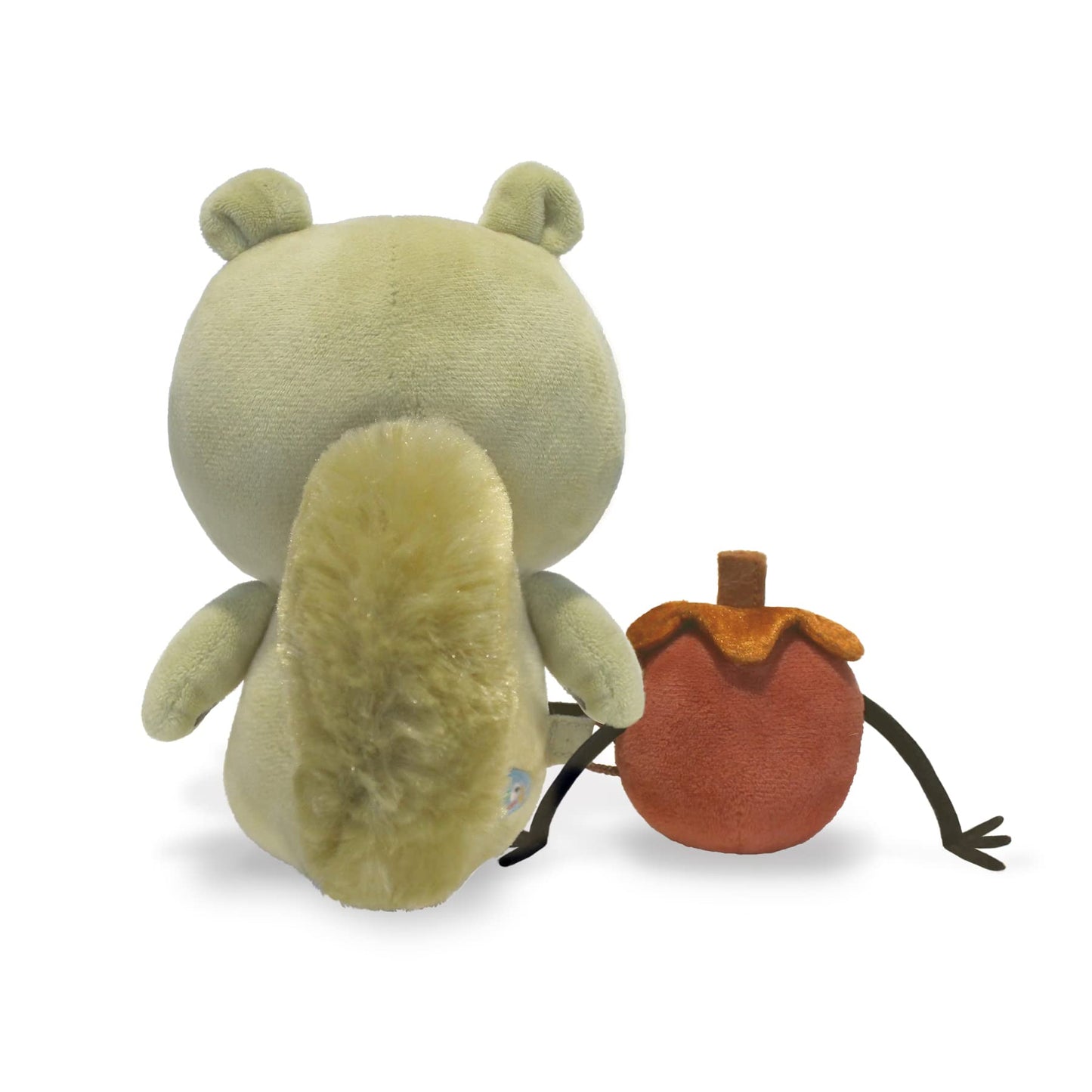 YOTTOY Mo Willems’ Collection/Zoom Squirrel & Acorn Soft Stuffed Plush Toy Pair- 8” & 3” Sitting