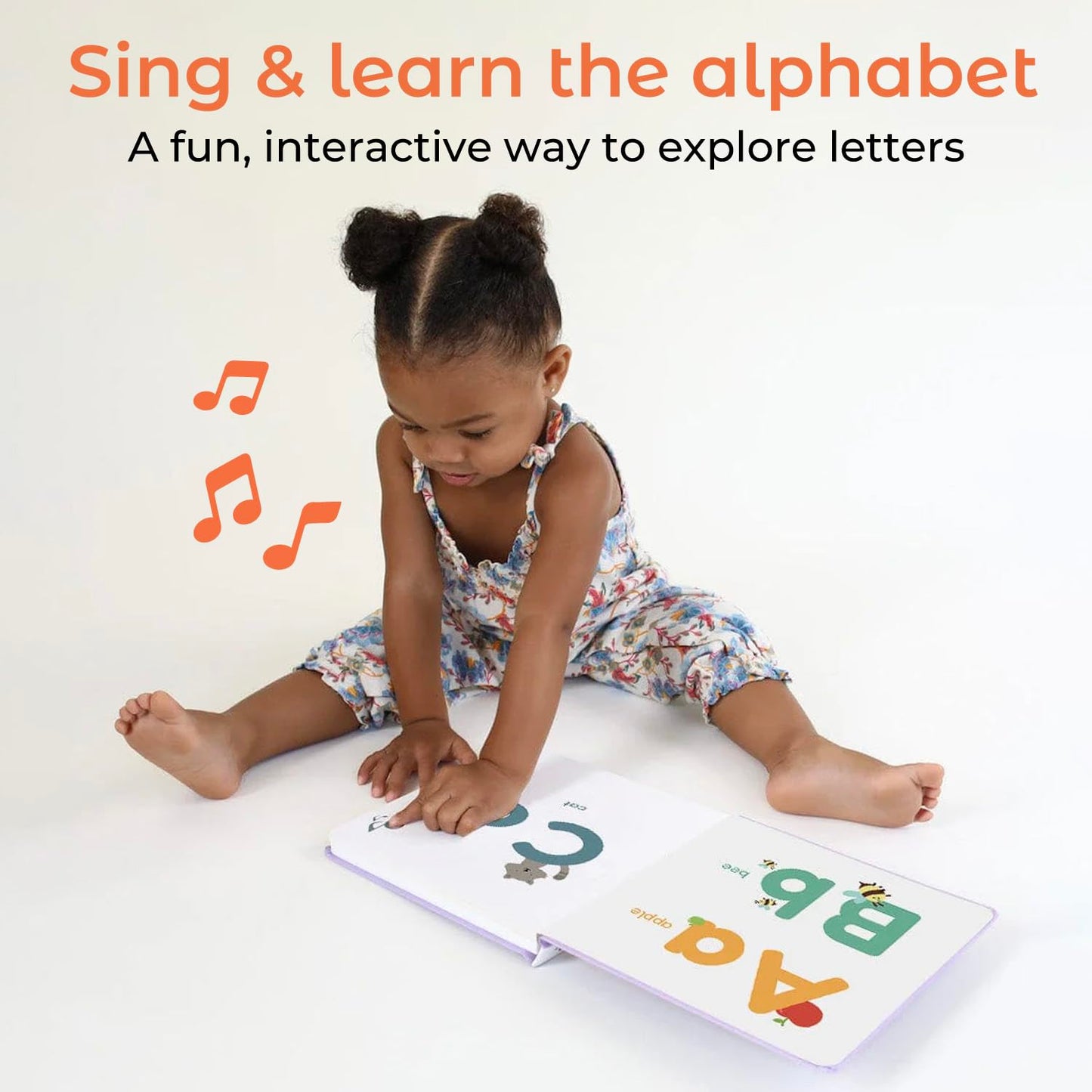 Cali's Books ABC & Count Bundle - Educational Learning Toys for Toddlers, Number, Alphabet, Music Book for 1 Year Old