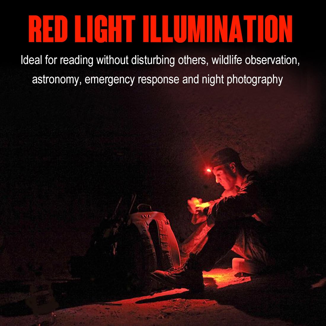 BLITZU Led Headlamp Flashlight for Adults and Kids. Super Bright Outdoor Headlight Headlamps. Head Lamp with Red Safety Light Great for Running, Camping, Reading, Hiking at Night Time CAMO