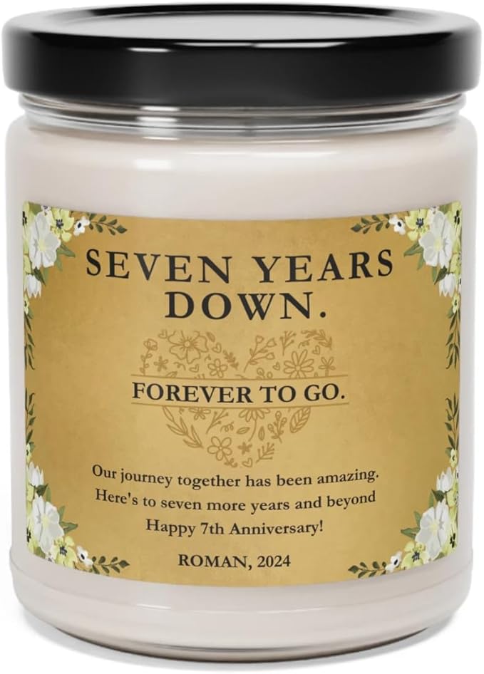 Gift for Couples Anniversary, Candle for Boyfriend Girlfriend, Best Gifts for Couples, Birthday Anniversary Romantic Day Gifts for Her Him, Housewarming Gifts for Women Men, Style 14