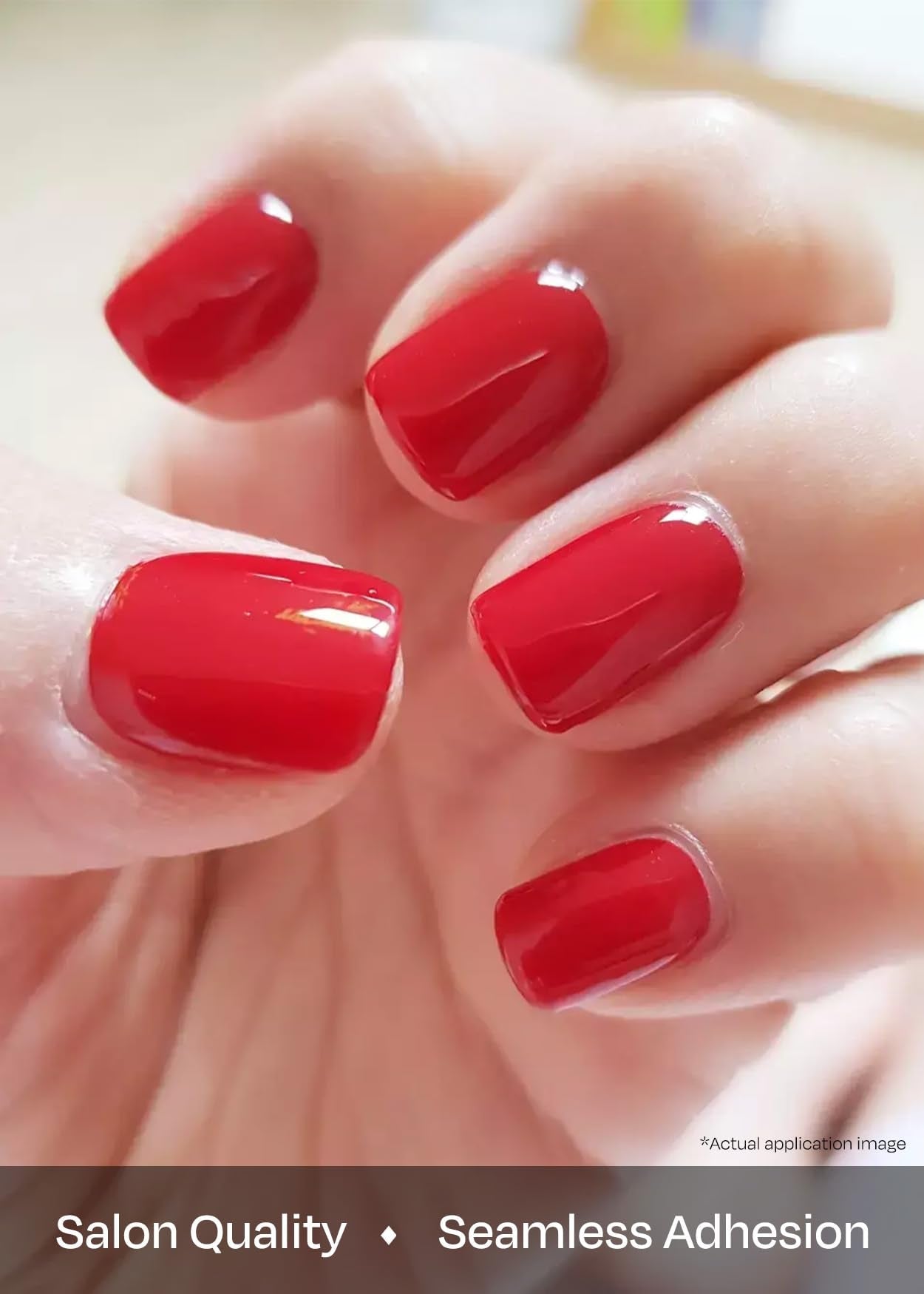 ohora Semi Cured Gel Nail Strips (N Addict) - Works with Any Lamps, Salon-Quality, Long Lasting, Easy to Apply & Remove - Includes 2 Prep Pads, Nail File & Wooden Stick