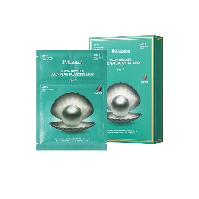 JMSolution 3 step Spa care Face Mask bundle -Marine Luminous Pearl Moisture & Balace Mask Bundle 20EA