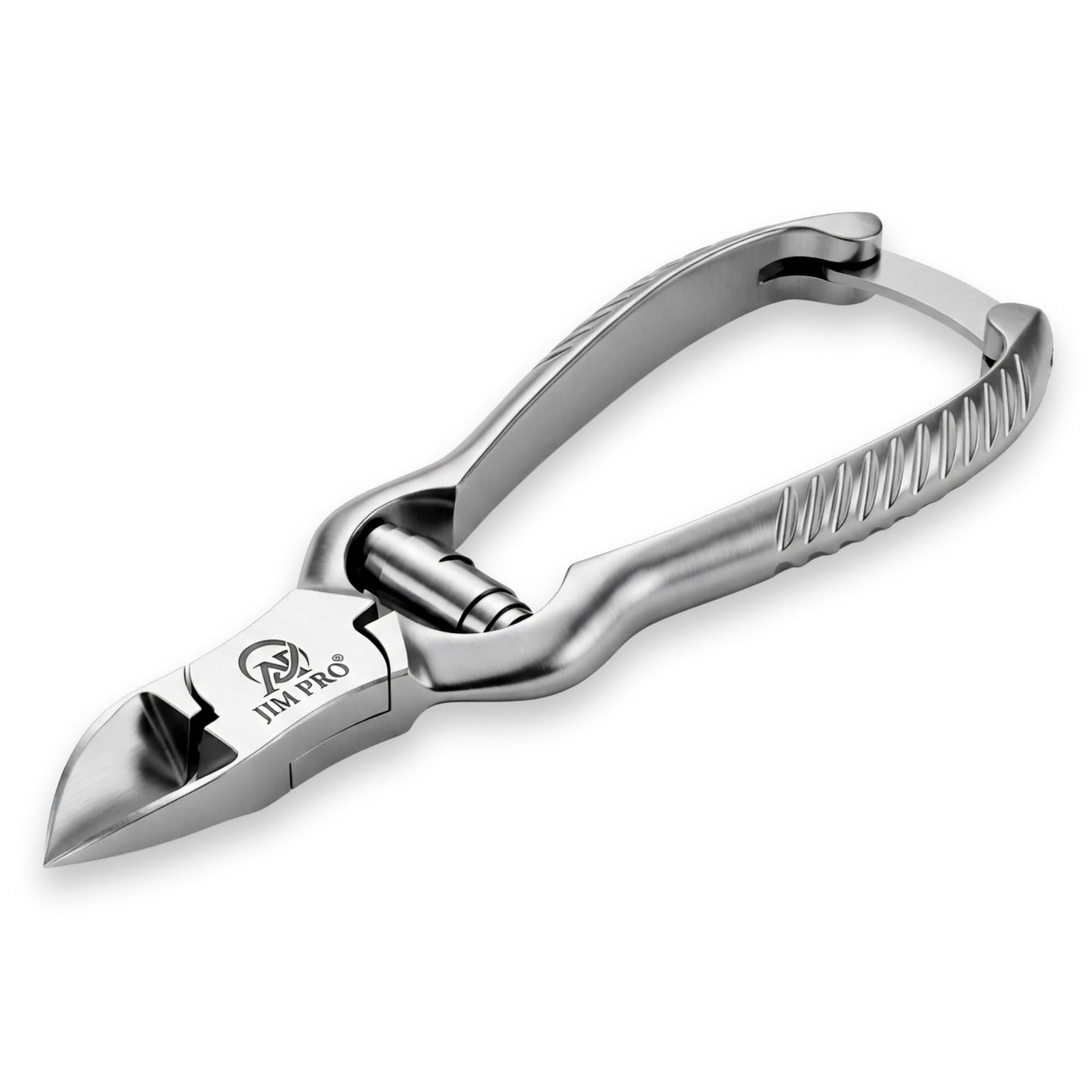 Jim Pro ClipSharp Toenail Cutter - Professional Heavy Duty Nail Clipper for Thick & Ingrown Toenails - Sharp Stainless Steel Blades, Ergonomic Non-Slip Grip for Men & Women/JP-SC-TC-5.5"