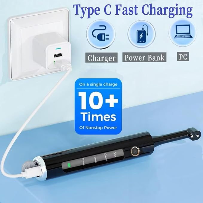 Tooth Polisher,Teeth whitening kit 12 Pieces Accessories，Teeth Polishing Kit for Daily Cleaning,Polishing Then Whitening kit