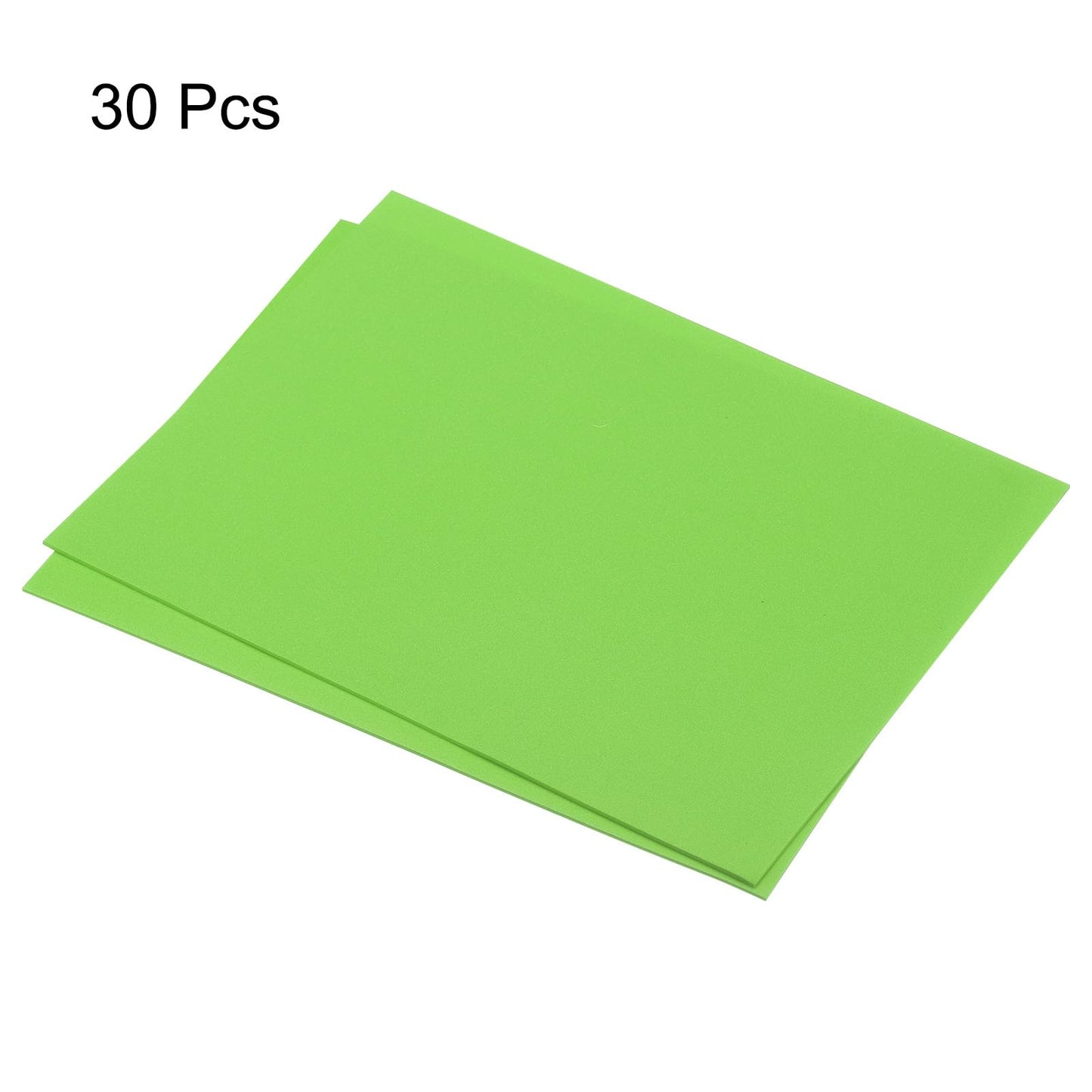 uxcell EVA Foam Sheets Green 12 Inch x 9 Inch 2mm Thickness for Crafts DIY Pack of 30