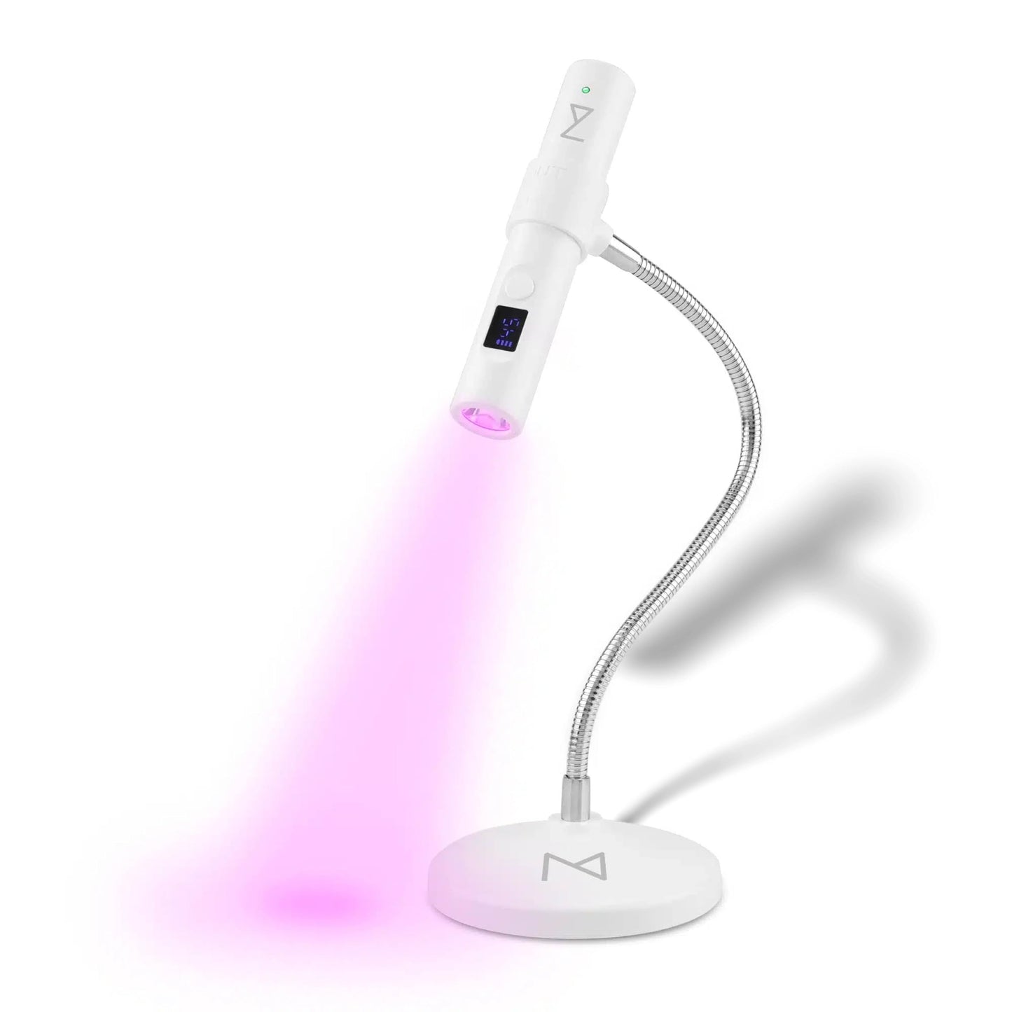 M - GlamCure GO Nail Flash Cure Lamp with Focus Beam Technology, Touch Screen - LED & UV Nail Light - Curing Lamp for Gel Nails, Acrylic, Builder - Portable & Adjustable