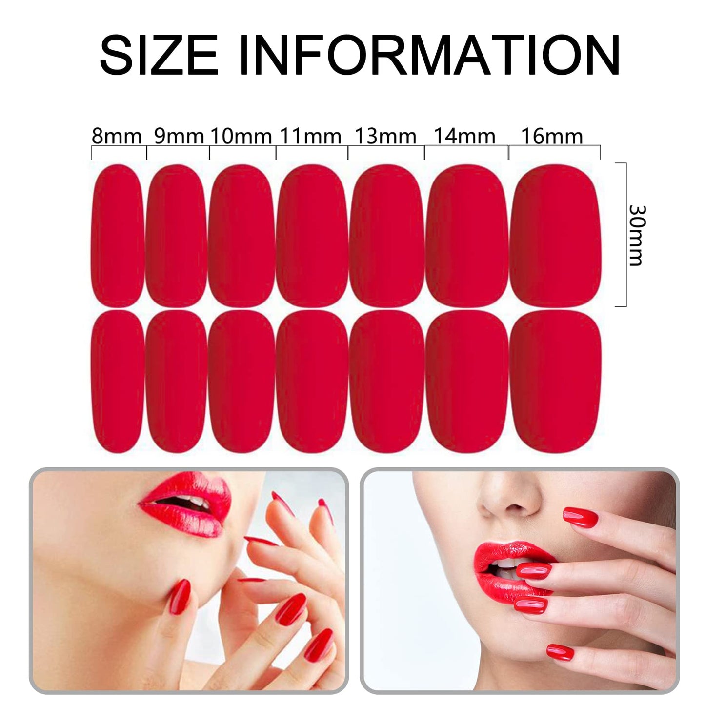 SILPECWEE 20 Sheets Nail Wraps for Women Glitter Solid Color Self Adhesive Nail Polish Strips Nail Sticker Polish Stick on Nails Nail Accessories with 1pc Nail File