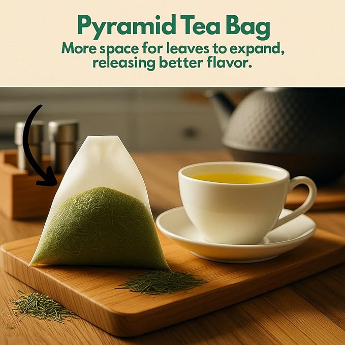 Tozzy Organic Spearmint Tea – 100 Count, Plant-Based Pyramid Tea Bags
