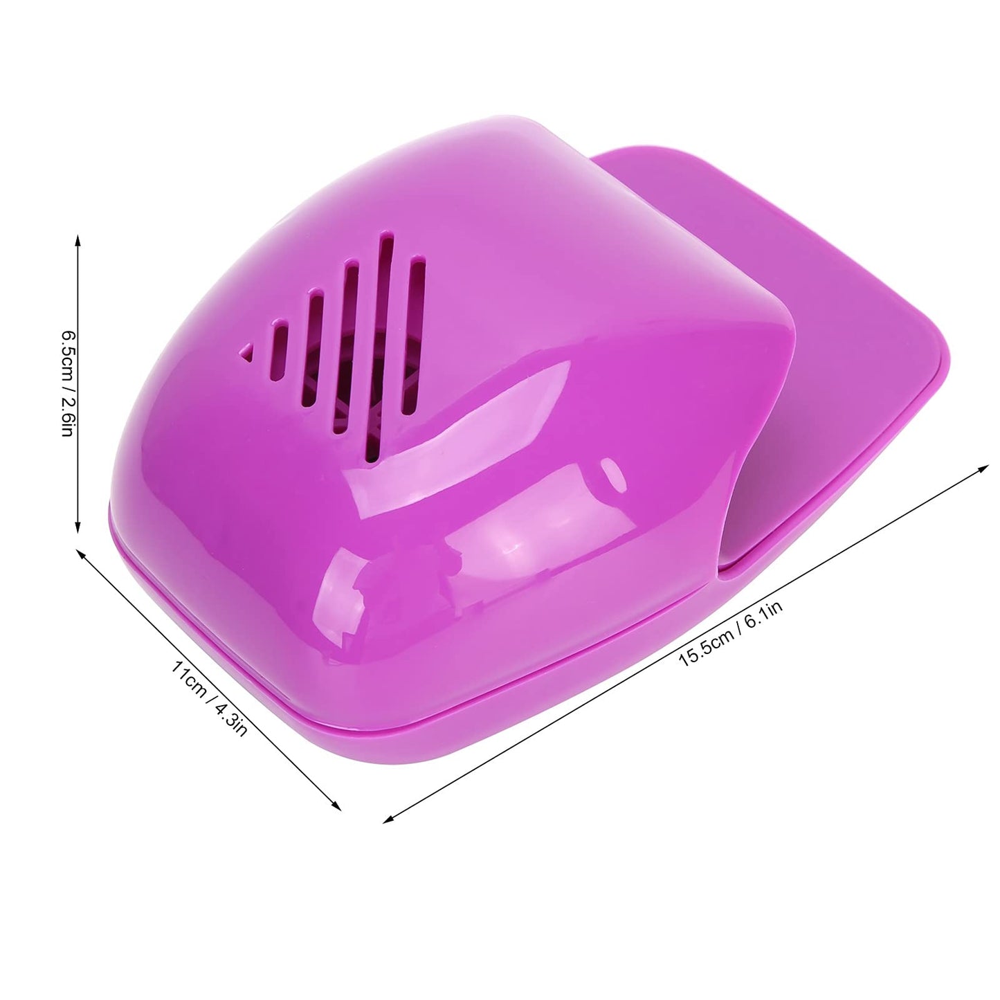 Milltrip Portable Nail Fan Dryer, Quick Dry Nail Dryer Blower Machine, Nail Polish Air Blower Drying Machine for Regular Nail Polish Fingernail Toenail