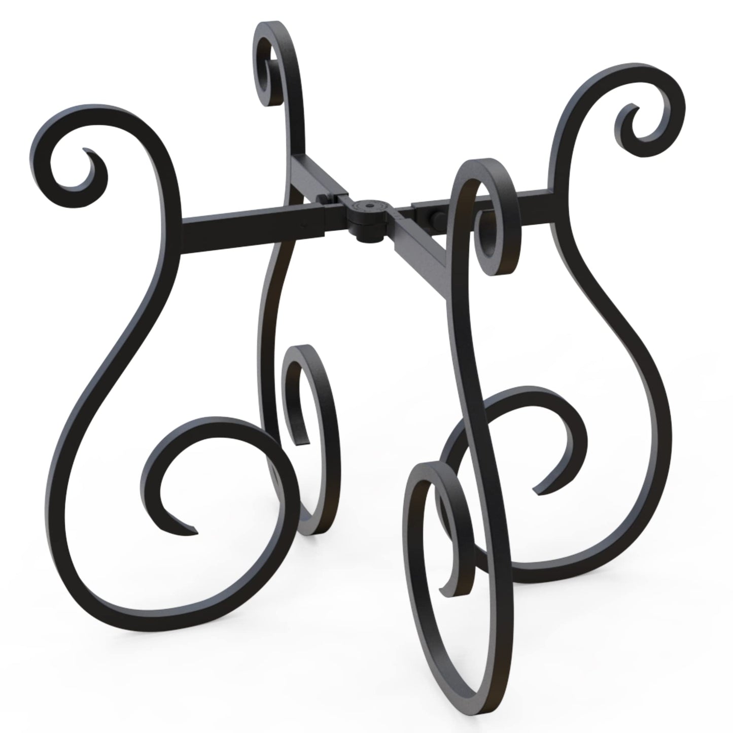Gardien Adjustable Plant Stand Indoor Outdoor, Mid Century Modern Medal Holder for Large Planters