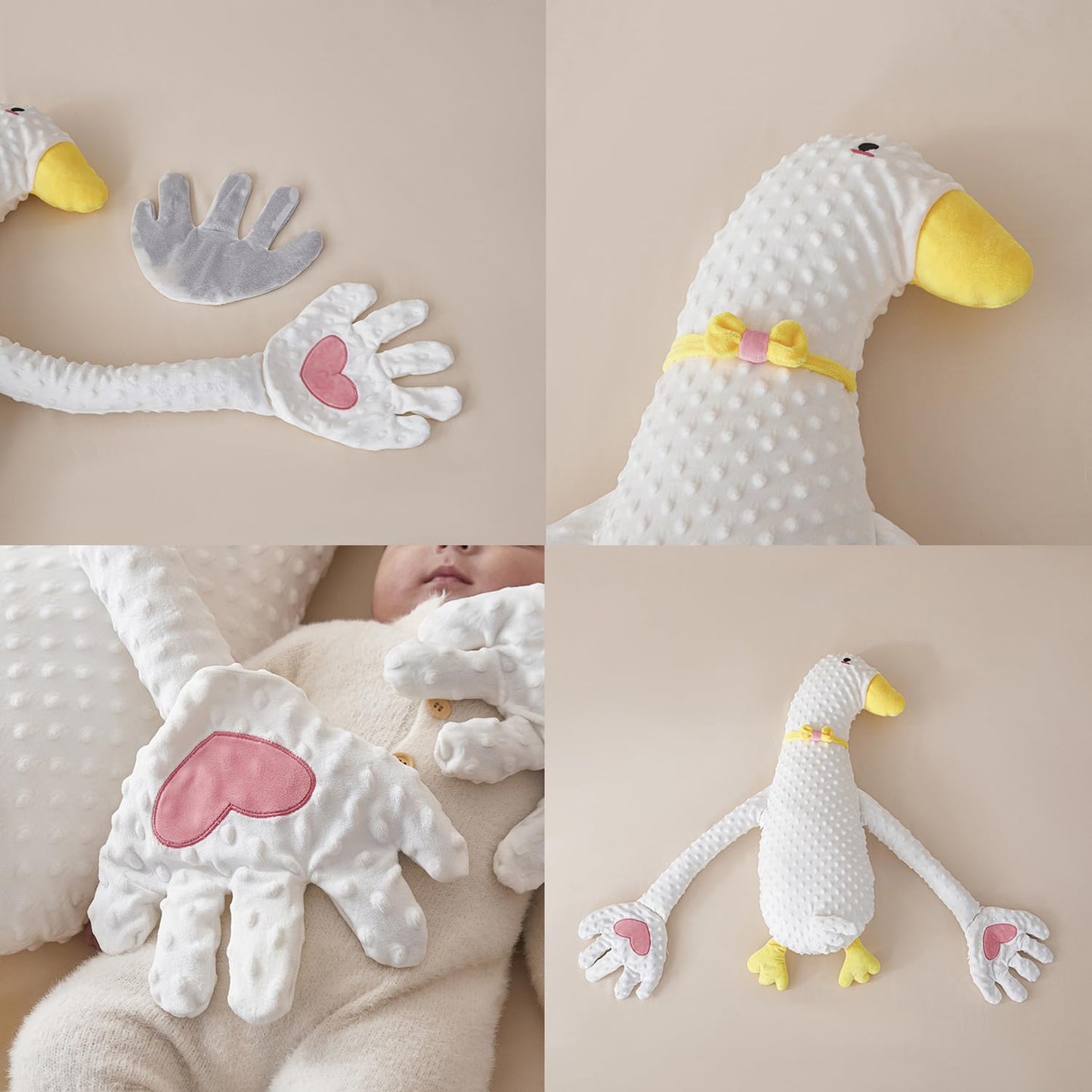 Interactive Electronic Pet Plush Toy, Plush Doll Soothe Gift for Toddlers Birthday Toy,Pregnant Woman， Mom, Expectant Mother