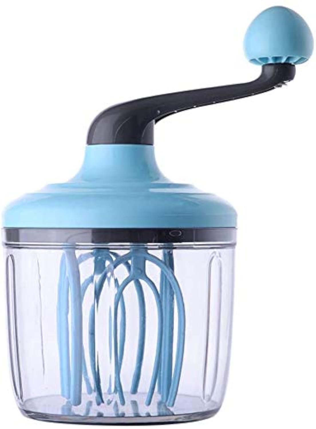 Egg Whisk &Separators Plastic Hand Crank Push Whisk Blender for Home - Versatile Tool for Egg Beater, Milk Frother, Hand Push Mixer Stirrer - Kitchen Utensil for Blending, Whisking, Beating