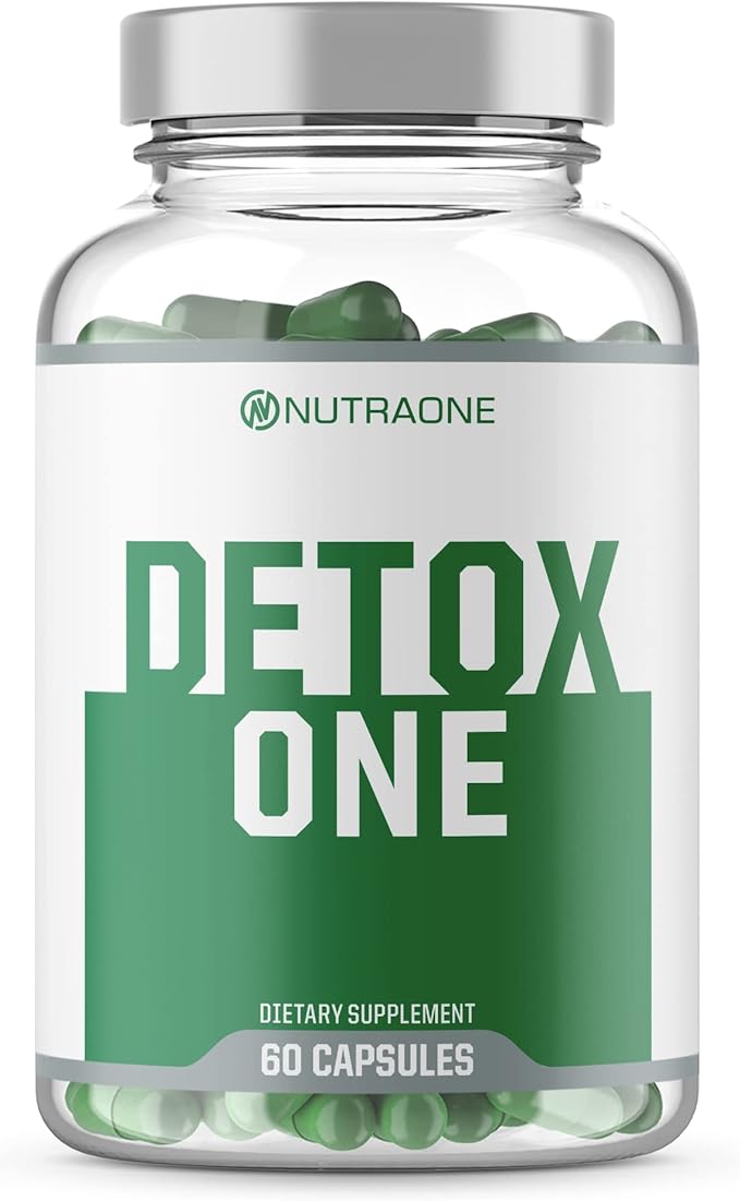 NutraOne DetoxOne 30 Day Extra Strength Detox Cleanse Supports Healthy Digestive Function And Weight Loss| Promotes Detoxification, Increases Energy & Improves Nutrient Absorption*