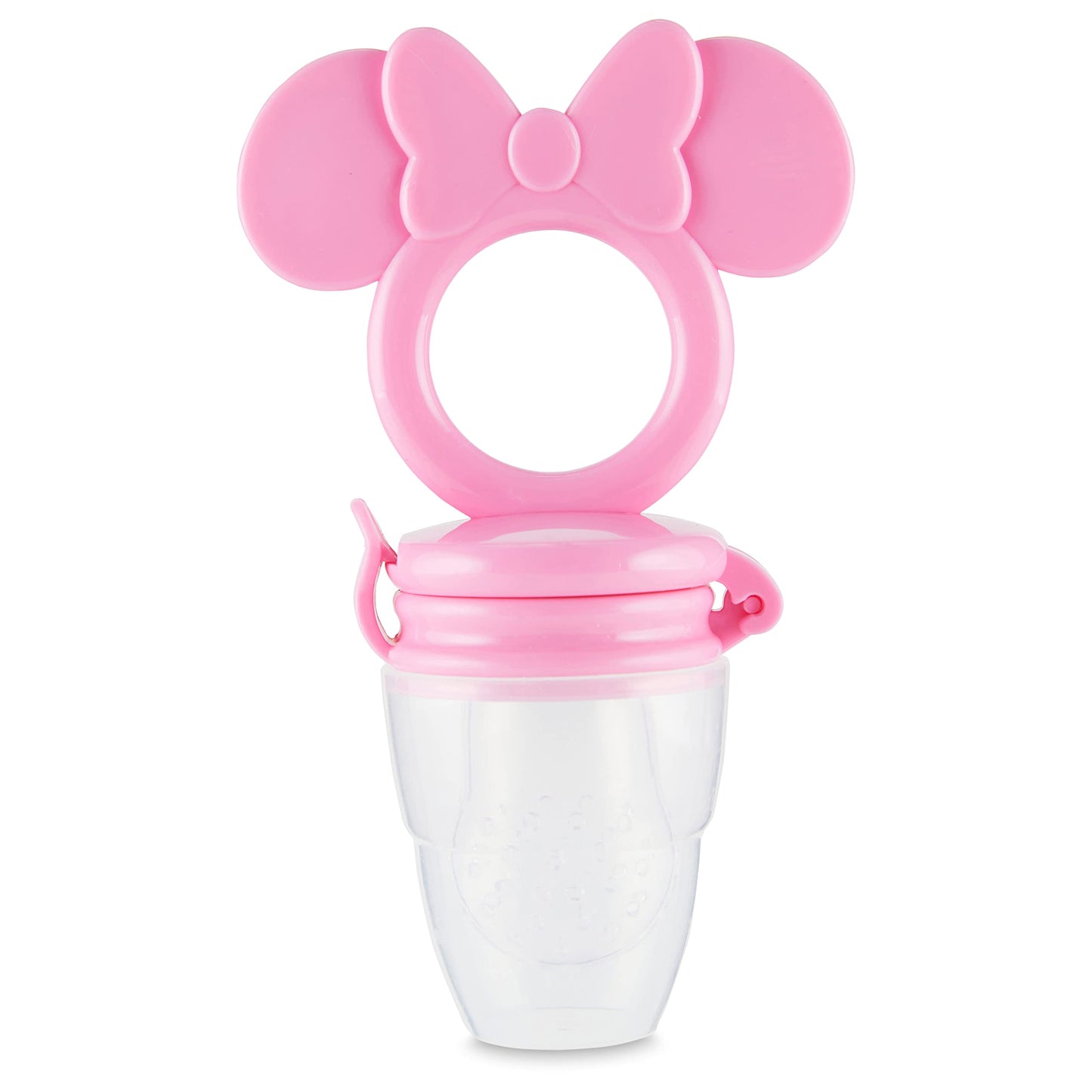 Disney Mickey and Minnie Teether with Fruit Feeder - Safe and Durable Design for Soothing Your Baby's Teething Pains (Pack of 2)