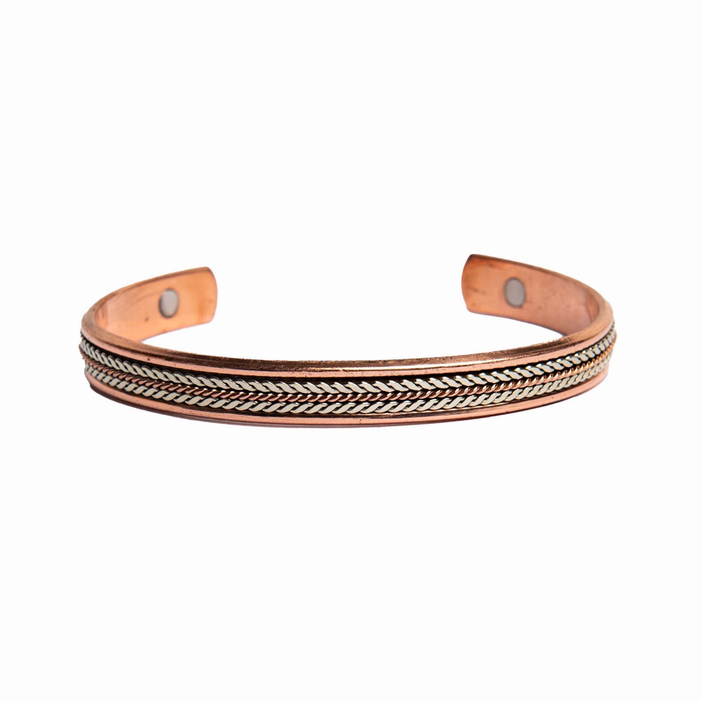 Wonder Care 100% Pure Copper Bracelets for Women | Solid and High Gauge Pure Copper Bracelet | Adjustable Free Size Rakhi Bracelet for Brother