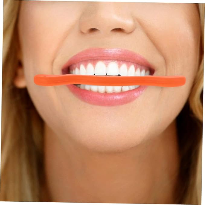 Silicone Smile Practice Tool Face Mouth Tightener Trainer for Speech Clarity Adjustable Jaw Exerciser for Stuttering Chin Shaping Suitable for Adults Teens