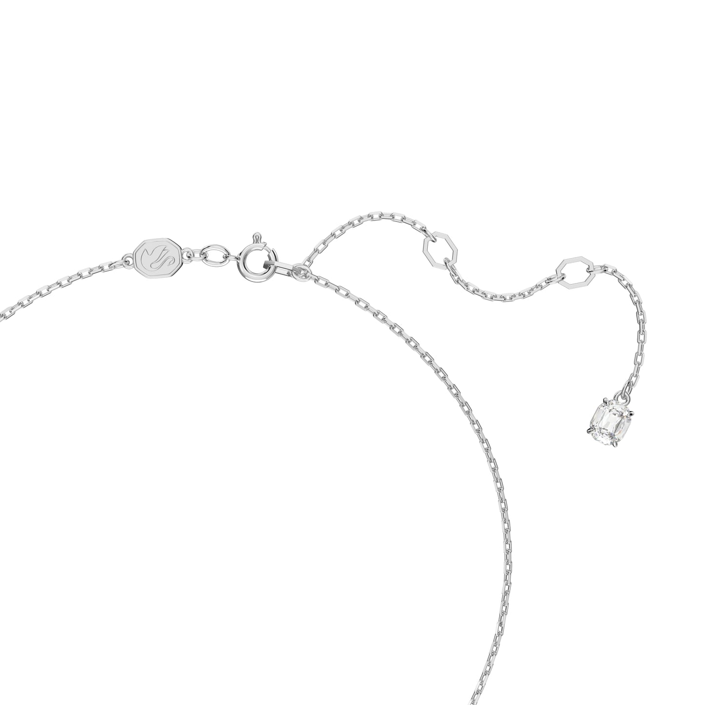 Swarovski Constella Pendant Necklace, White Crystals on a Rhodium Finish Setting, Part of the Constella Collection