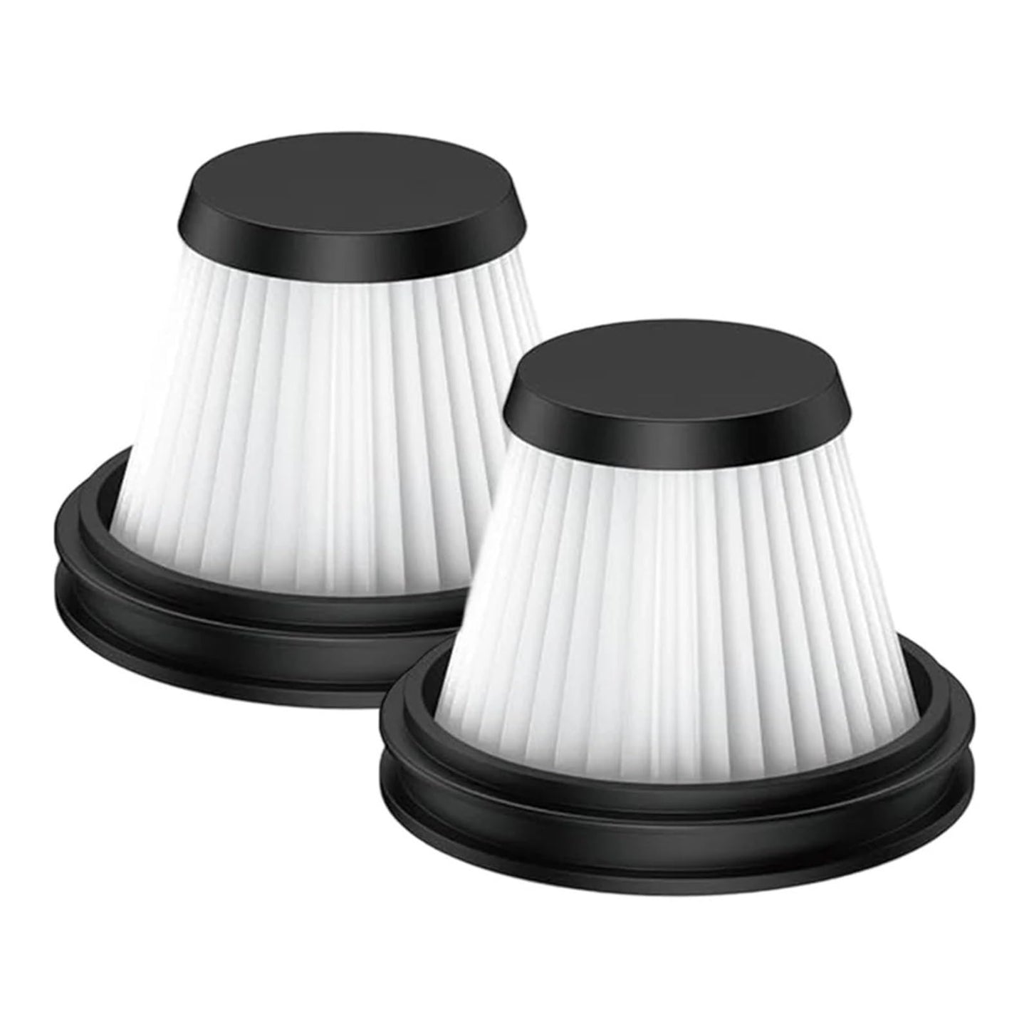 Reliable Daily Use 2/4pcs Filter Kit Car Vacuum Cleaner Filter,Compatible with Baseus A5/A5air Car 16000pa Vacuum Cleaner Household Cleaning Parts(2 PACK)