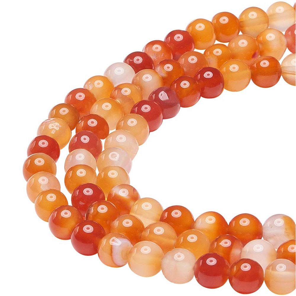 Red Carnelian Beads for Jewelry Making Natural Gemstone Semi Precious 10mm Round 15 inch(37-39pcs)