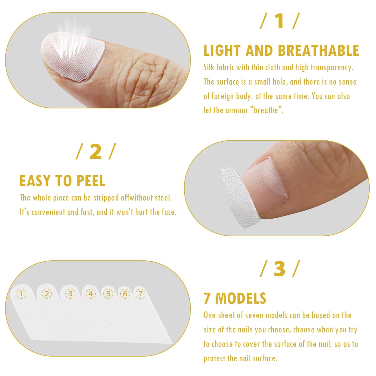12Pcs Nail Silk Wrap Silk Nail Wrap Kit Nail Wraps Reinforce Nail Protector Stickers UV Gel Nail Tool Silk Wrap for Nail Extension Repair