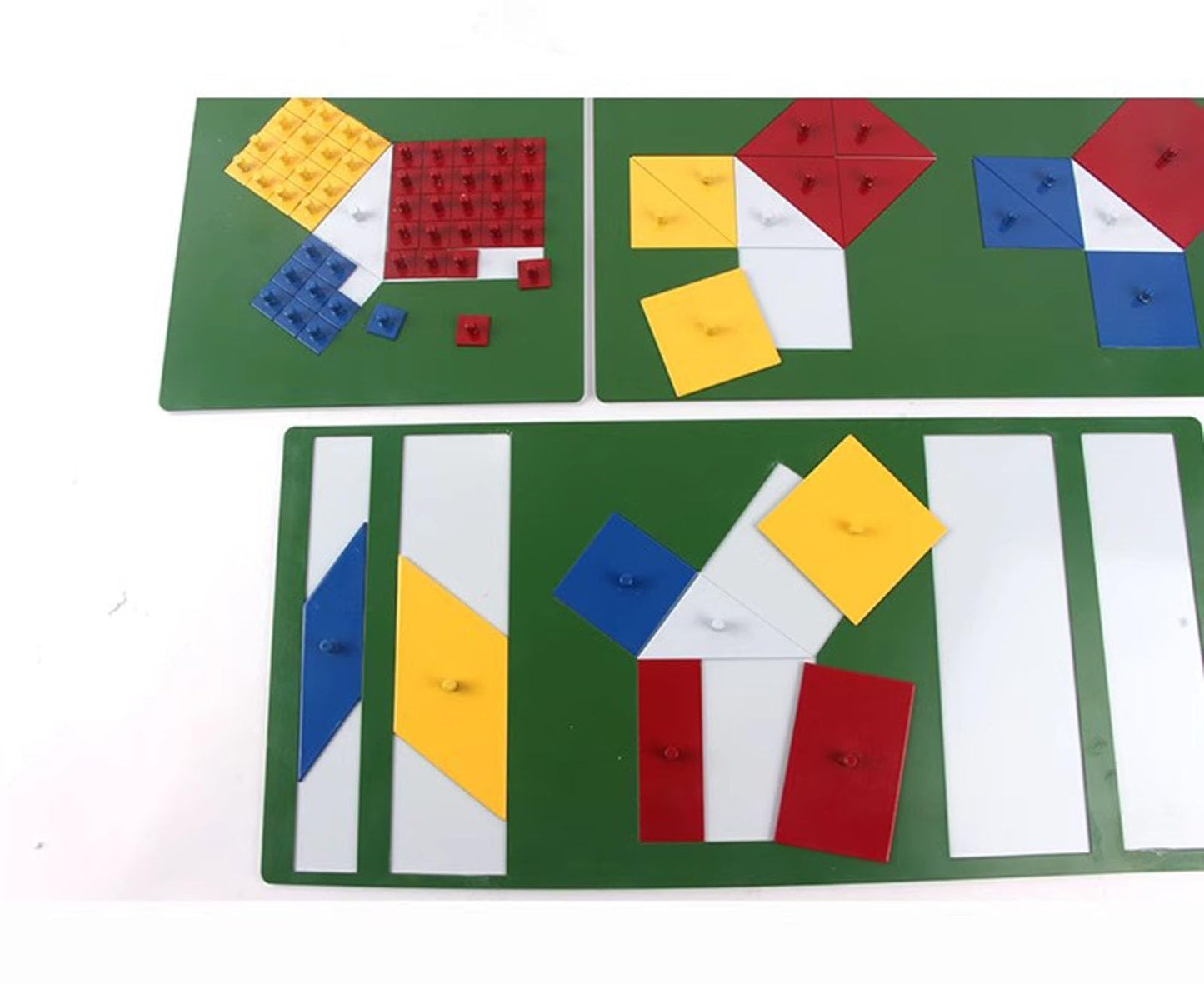 LLTCMAOYI Iron Pythagorean Theorem Mathematics Teaching AIDS, Montessori Classroom Learning Supplies