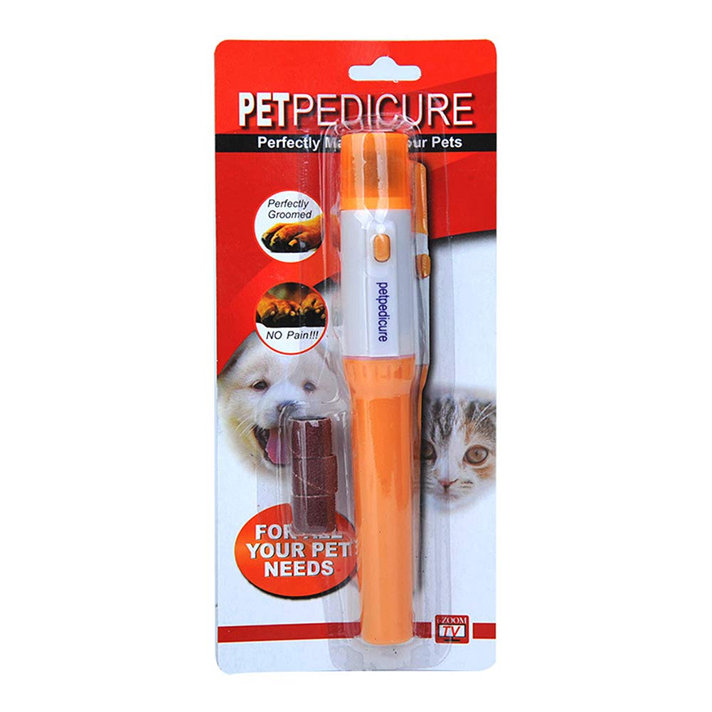 Magik Pet Dog Cat Salon Home Portable Nail Trimmer Grooming Tool Care Grinder Electric Clipper Kit Bundle (2 Pack)