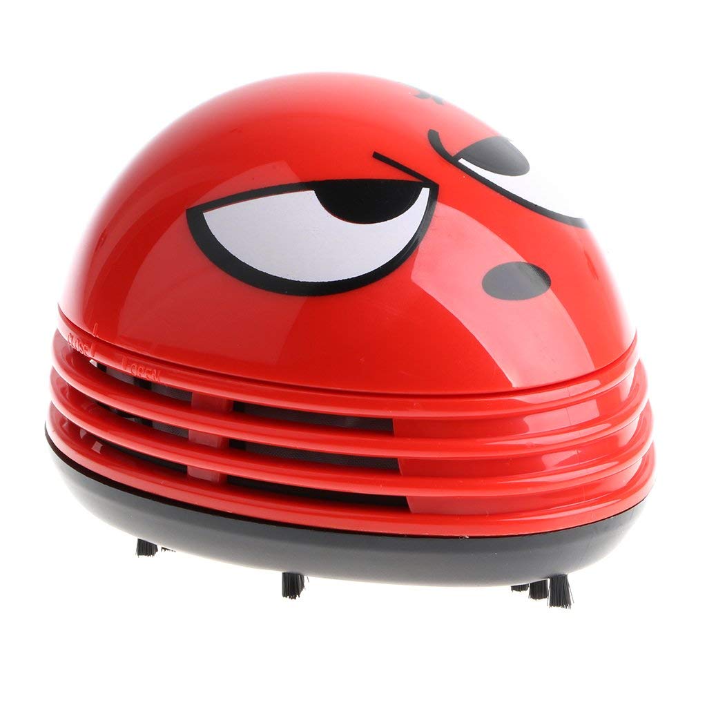 Cute Portable Cartoon Mini Desktop Vacuum Desk Dust Cleaner