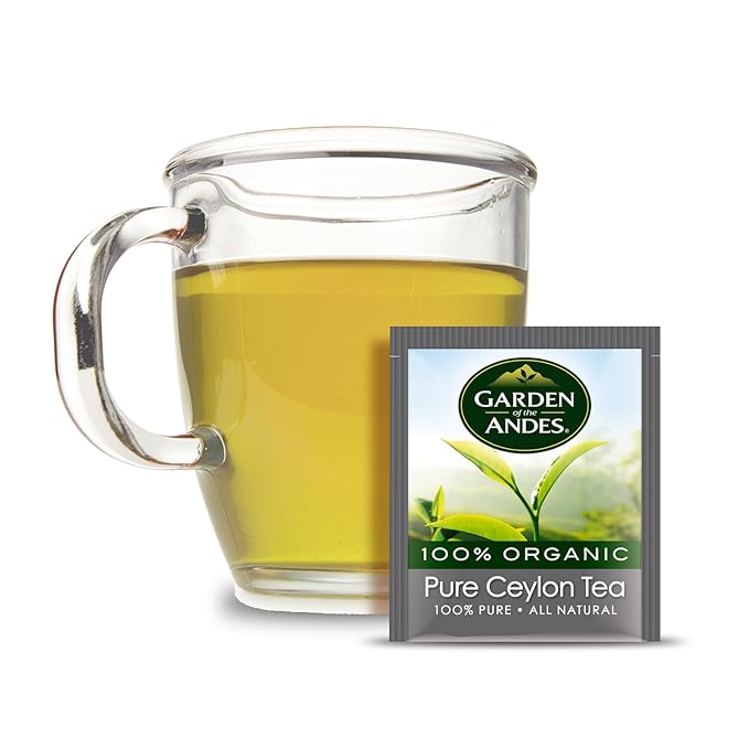 Garden of the Andes - Organic Green Tea - 6 x 20 Tea Bags (120 Total) - USDA Organic antioxidant-rich infusion - Supports digestion and smooth refreshing flavor