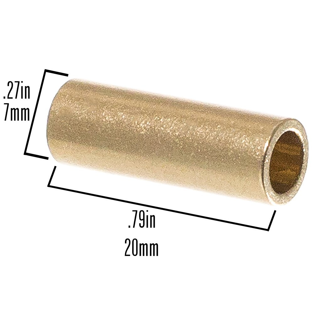 Premium Brass Crafting Tubes - for Macramé and Other DIY Projects (3/4-Inch, 25 Pack)
