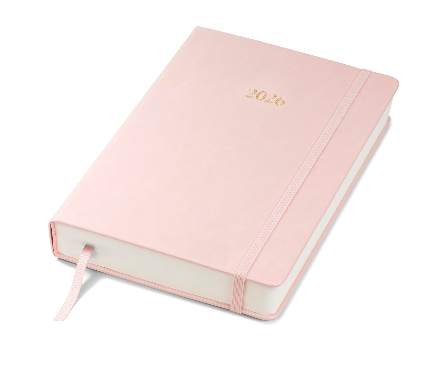 Wykeham's Executive 2026 Daily Journal Planner – US Public Holidays & Format – Customization Available (Rose, 8.5"×5.5")