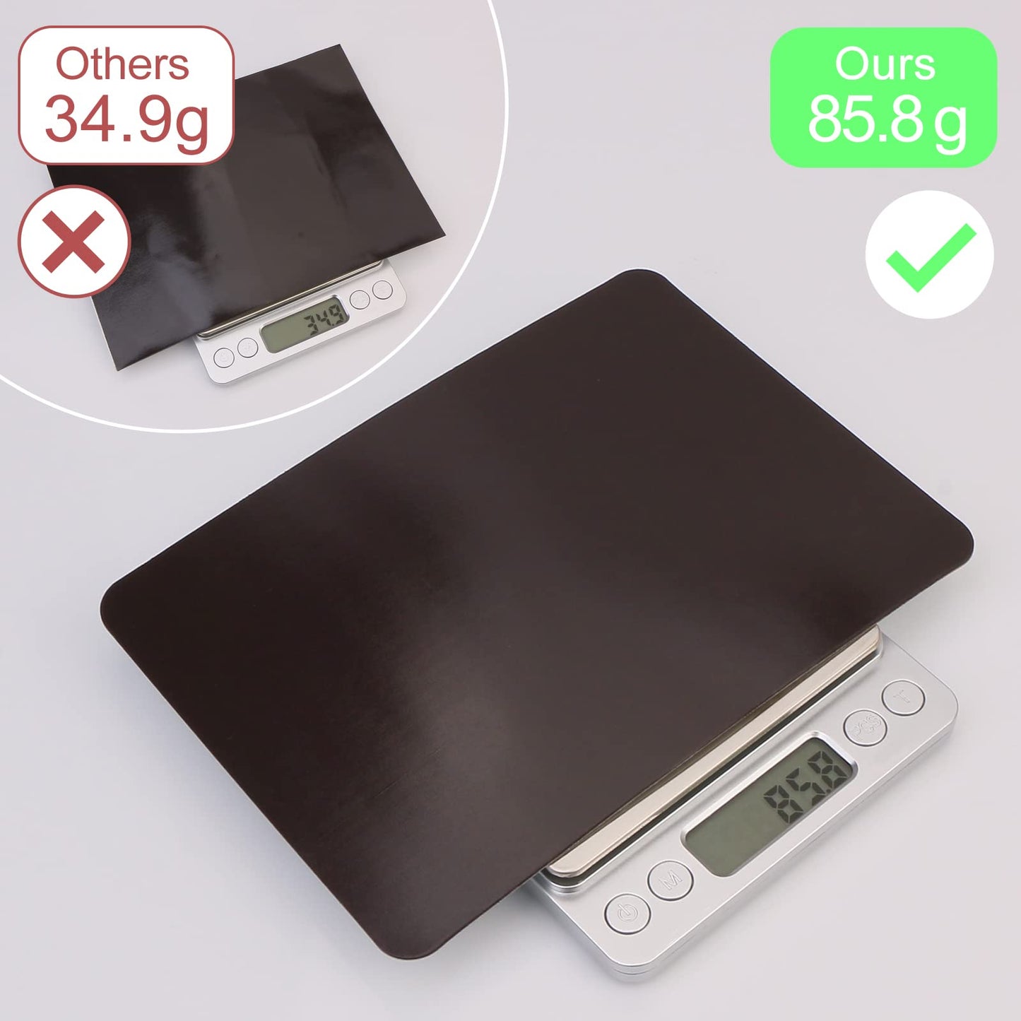 UNIMEIX Thicken 12 Pcs Magnetic Sheets for Die Storage Stamp and Die Storage Pockets Die Cut Storage for Card Making (6 Pcs Sheets+ 6 Pcs Bags, 1.2 mm Thickness