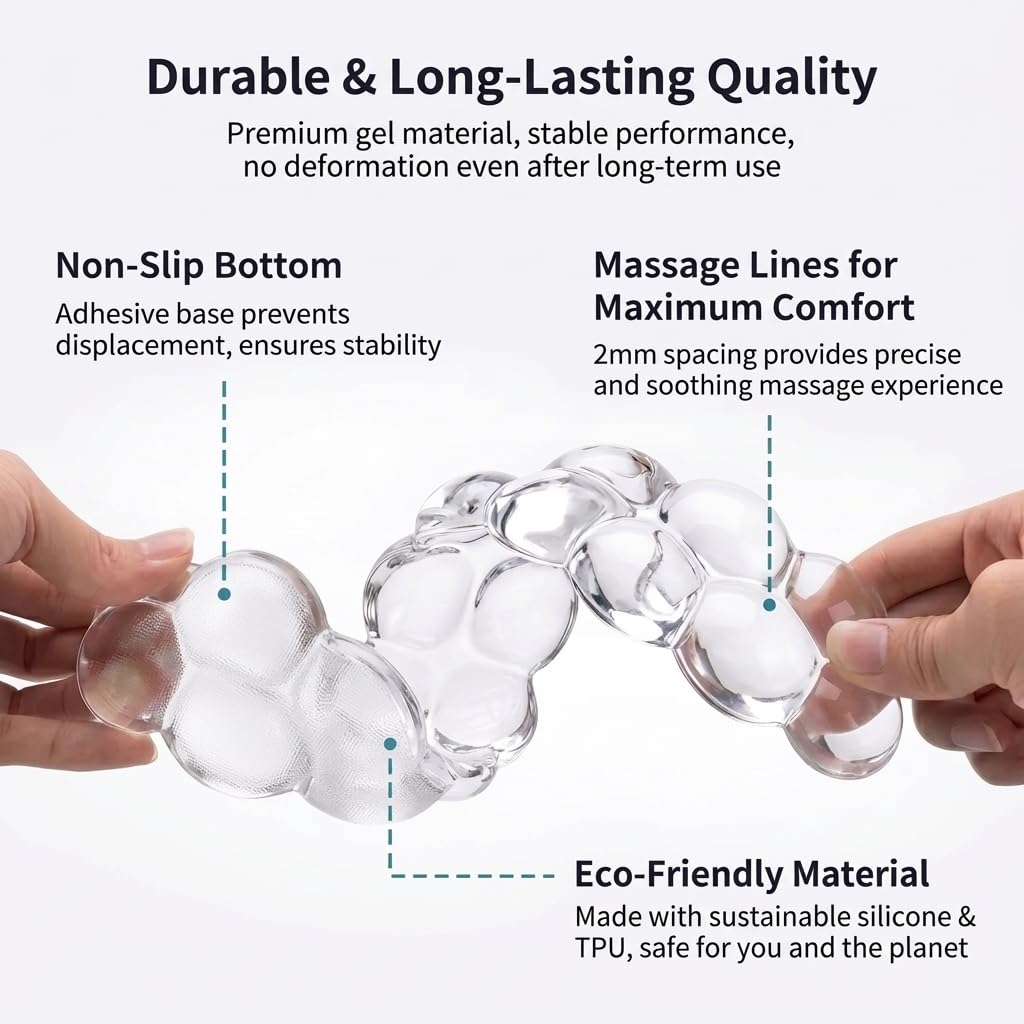 Ultimate Cute Ergonomic Wrist Rest – Instant Relief, Cloud-Like Comfort, Premium Silicone & TPU, Ultra-Soft, Durable, Gift-Boxed for Office, Study, Gaming & More