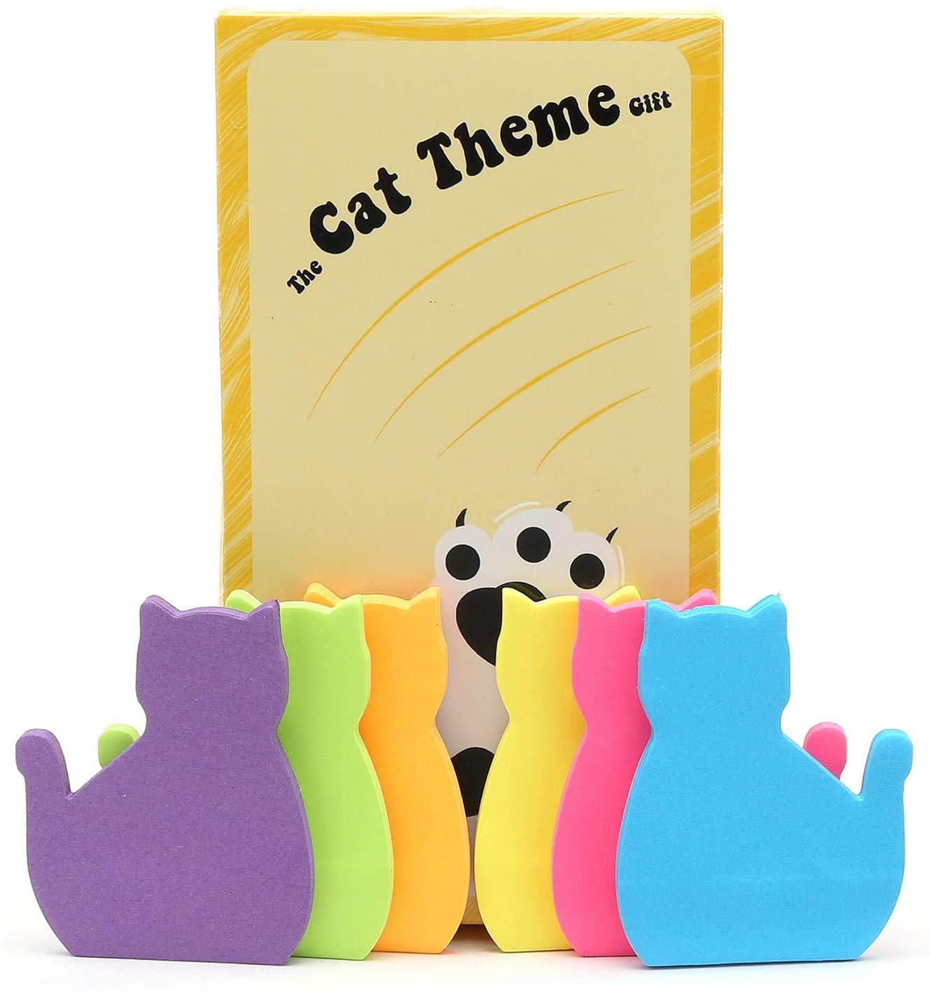 180 Sheets Cat Sticky Notes Set, Cat Lover Gifts for Women, Cute Office Supplies - Desk Accessories for Work, School, Office