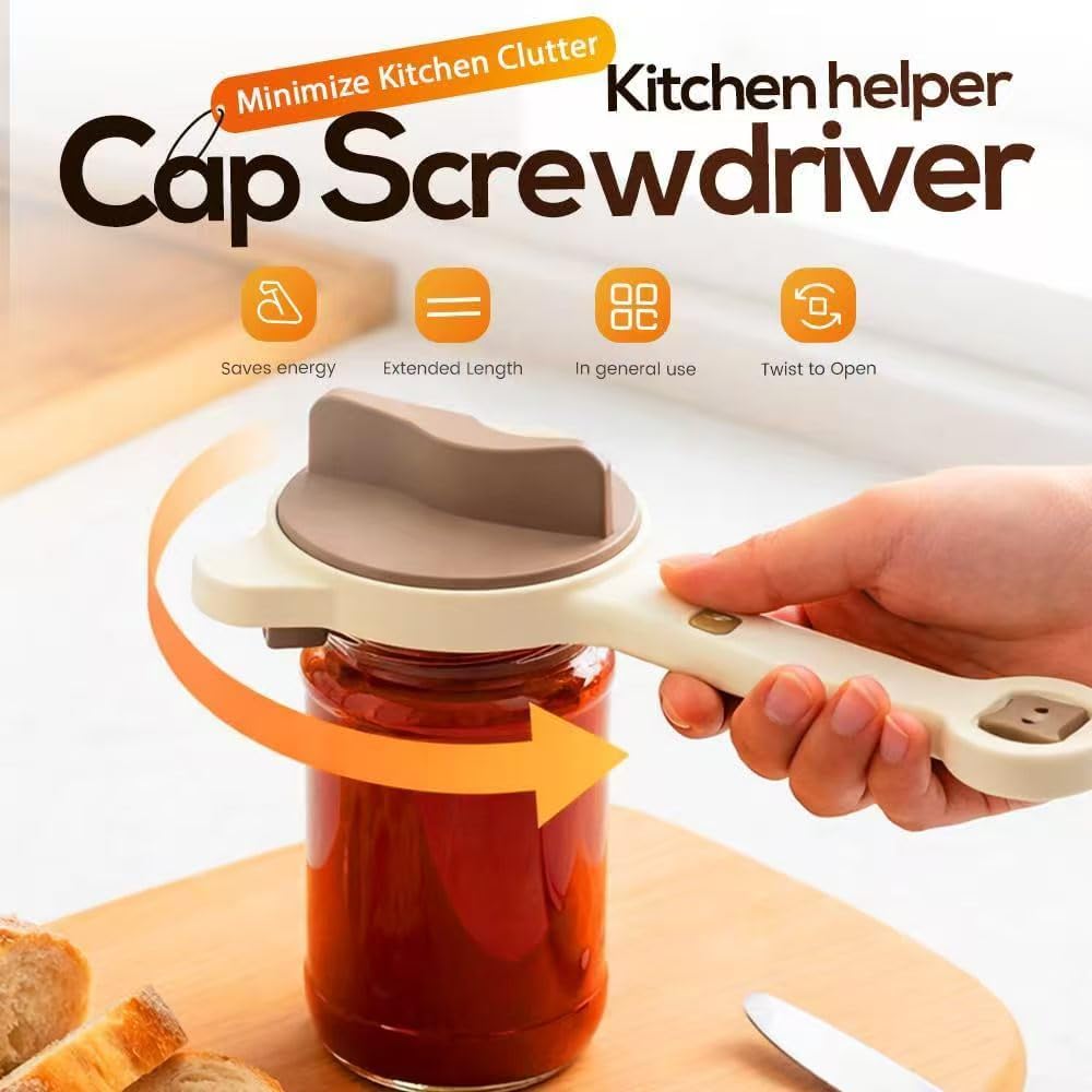 2026 New Multi-Purpose Jar Opener,Adjustable Jar Opener,Multi-Functional Retractable Jar & Bottle Openers,Home Kitchen Helper (1PC)