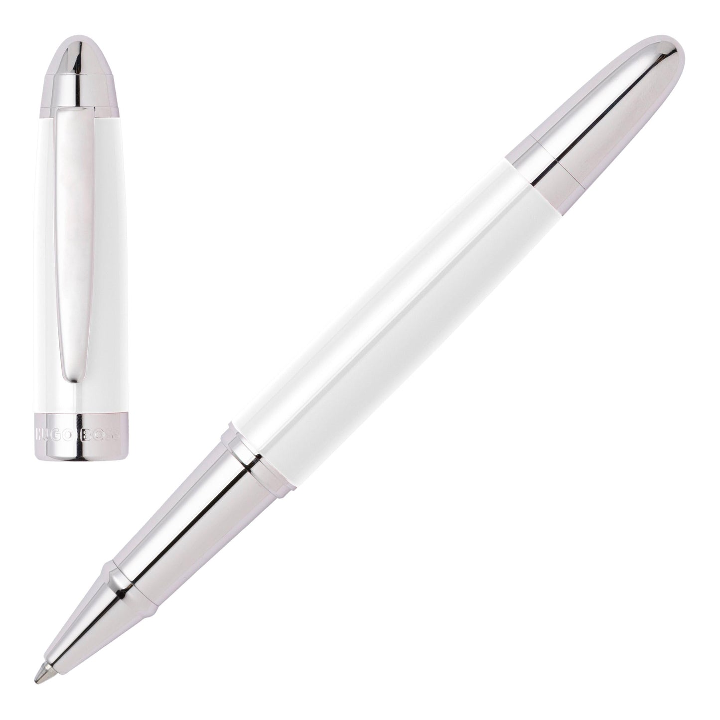 Hugo Boss Rollerball Pen Icon | Black Ink | Gift Box (White)