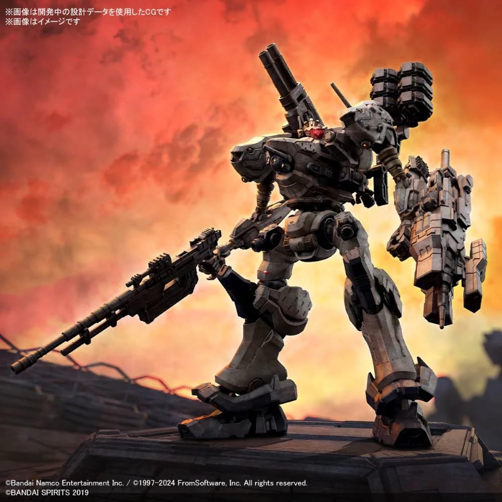 Bandai Hobby - Armored Core VI Fires of Rubicon - #01 RaD CC-200 Orbiter Nightfall 30 MM 1/144 Model Kit