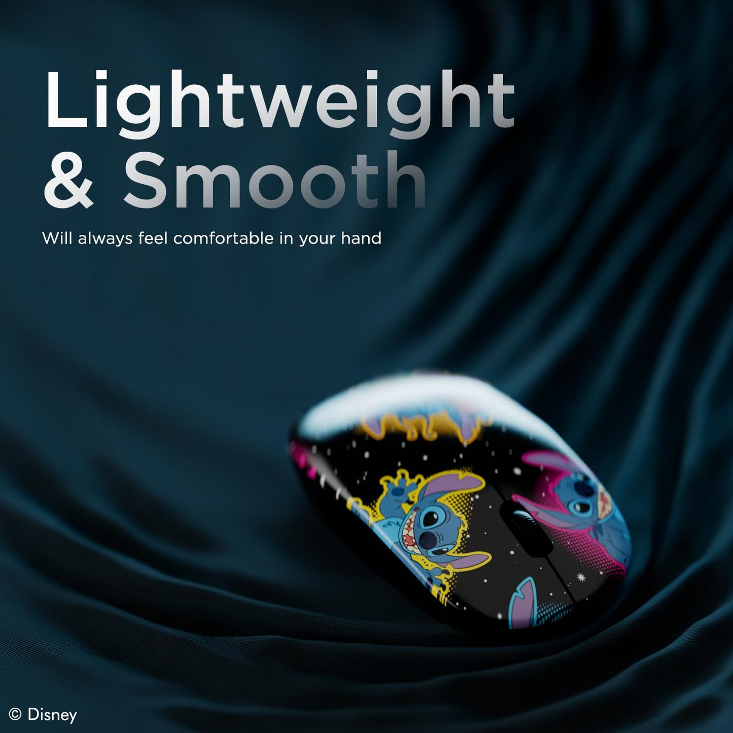 iJoy Disney Lilo and Stitch Wireless Mouse, Bluetooth Ergonomic Mouse Computer Accessories for Laptop Computer or Mini PC and Stitch Gifts for Women, Men, and All Fans of Stitch Stuff