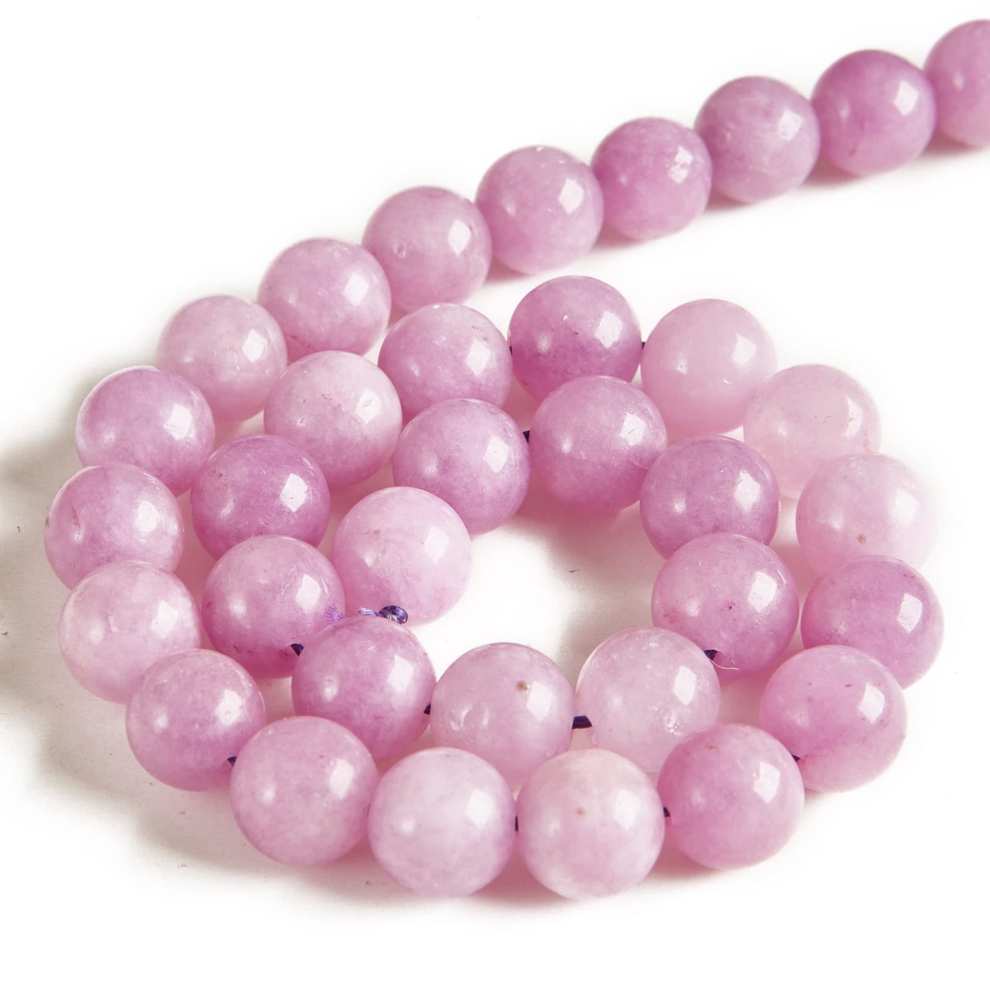 100pcs 6mm Kunzite Beads Natural Gemstone Beads Round Loose Beads for Jewelry Making