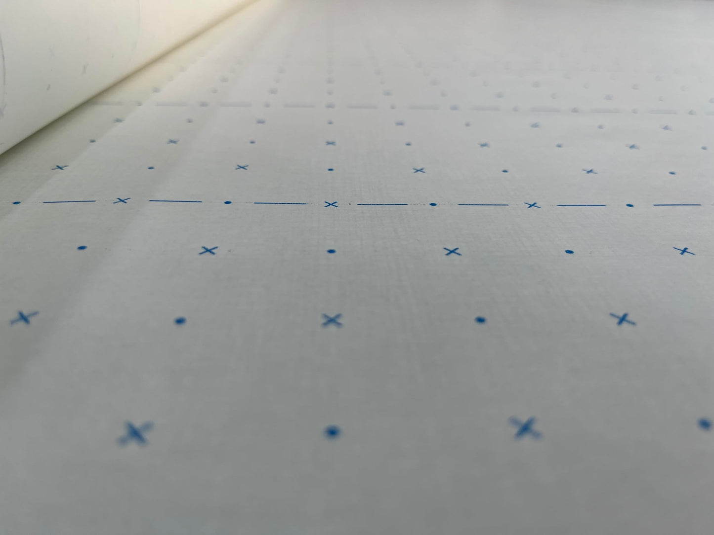 Pattern Paper for Sewing, Tracing Paper for Pattern Drafting, Marking Paper for Dressmaking (Alphanumeric Dotted Paper, 45 Inch x 20 Yard)