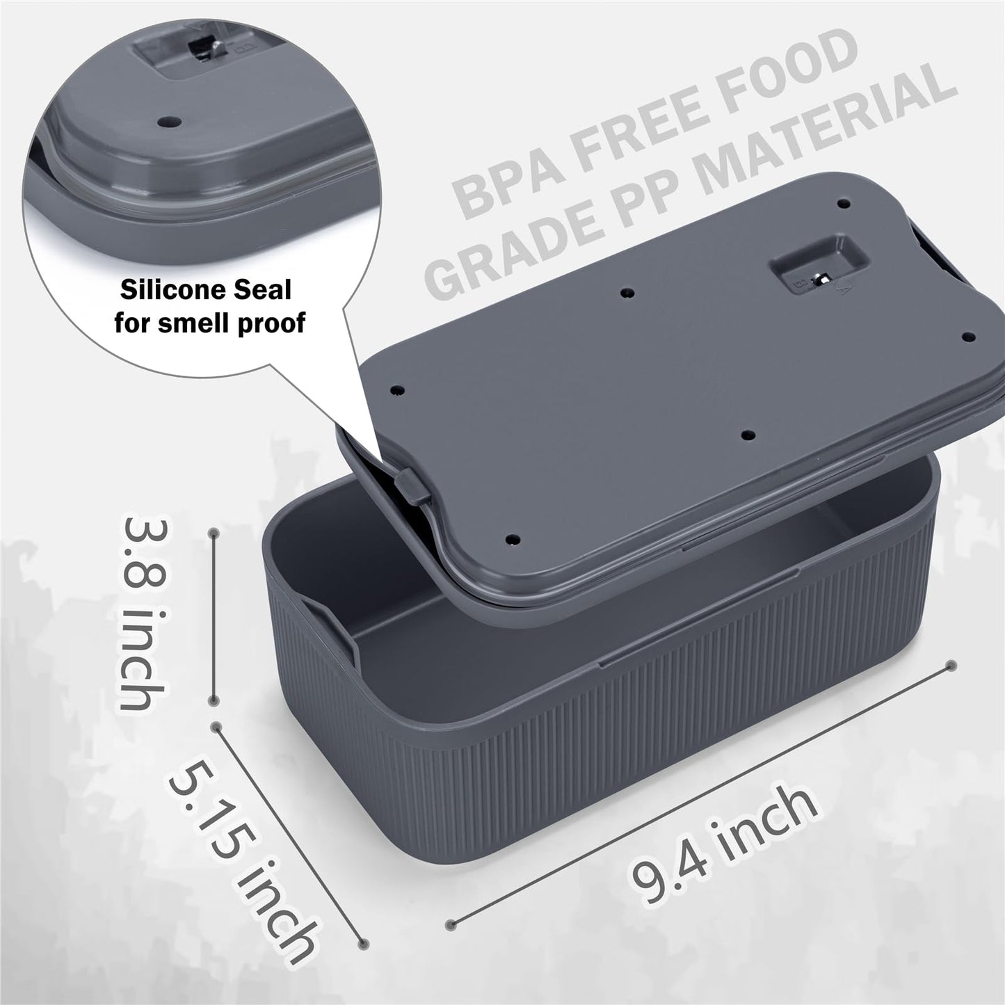 Lockable Storage Box,Medicine Lock Box Travel Case,Refrigerator Bin Container for Food,Medicines,Snacks,Locking Mobile Cell Phone Device Jail,Lockbox for Office,Home,School,Father Gift (Navy Small)