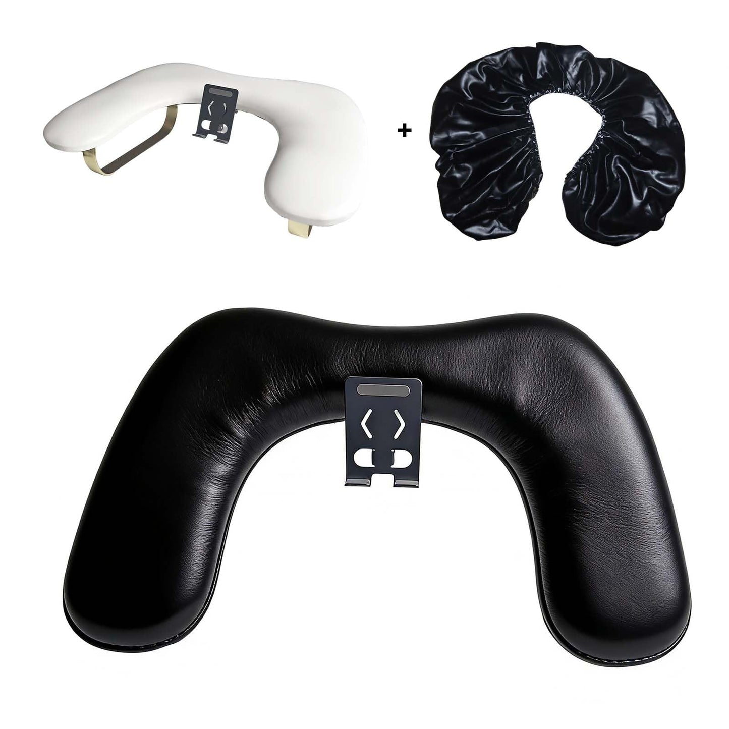 Yizhuo Ergonomic Nail Arm Rest with Adjustable Phone Holder & 2 PCS Nail Arm Rest Covers Bundle