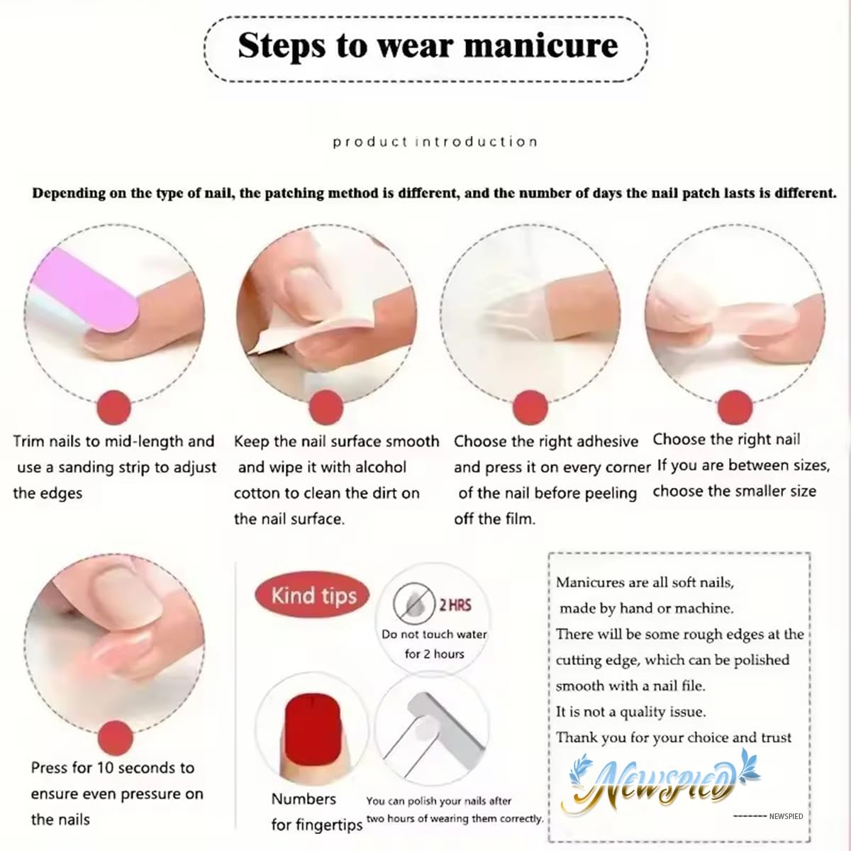 Medium Square Press on Nails Valentines Fake Nails with Colorful Heart Designs Reusable False Nail Pink Black Gradient French Tip Glue on Nails Full Cover Acrylic Artificial Nail for Women 24Pcs